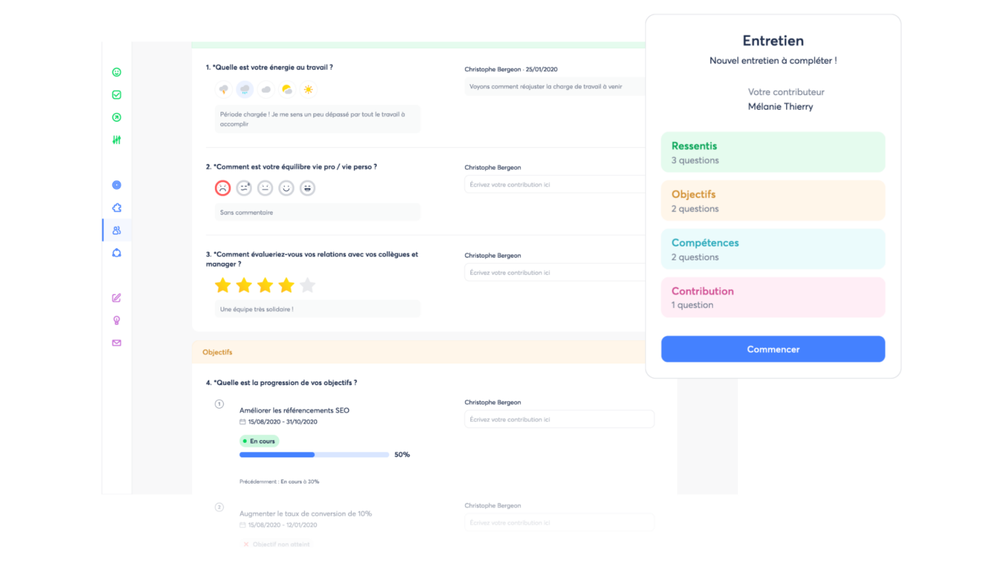 logiciel entretien professionnel : Zest