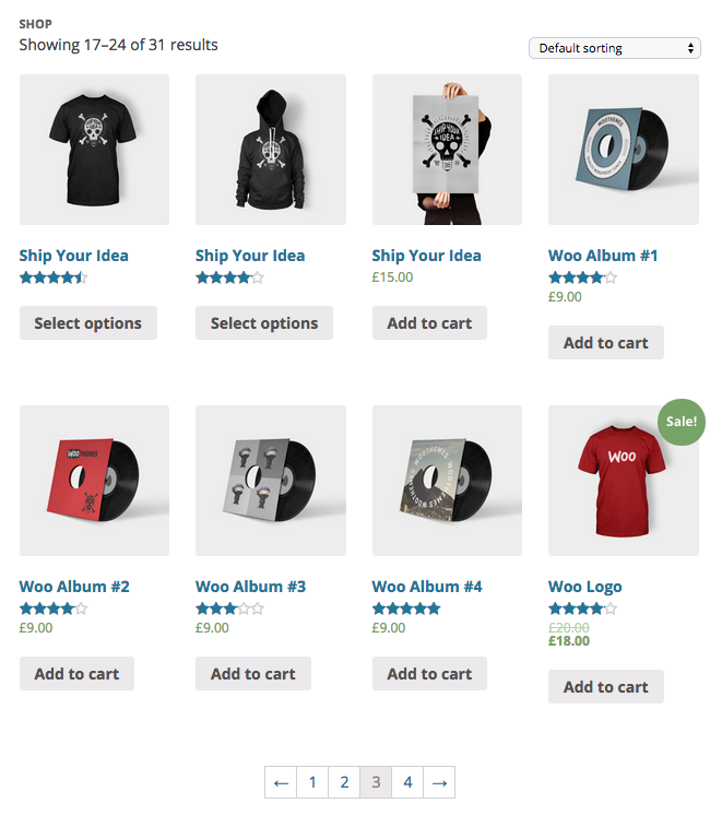Alternative Shopify : WooCommerce
