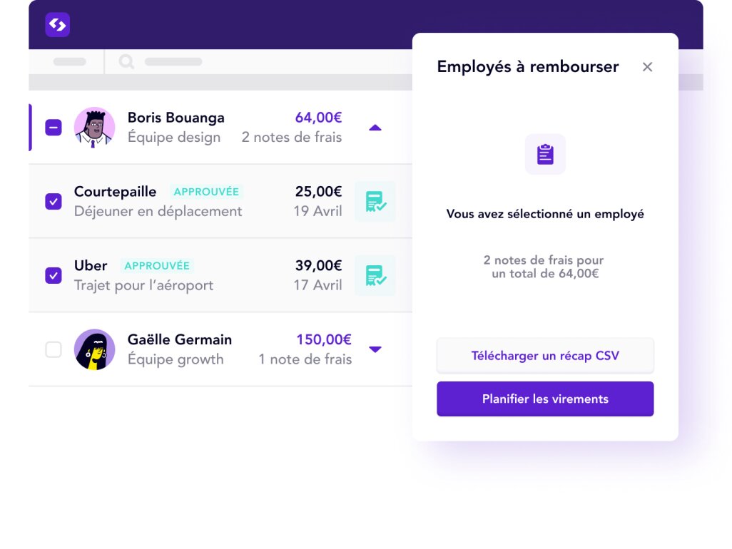 logiciel note de frais : spendesk