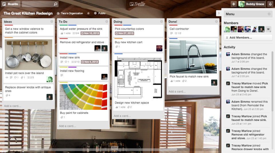 logiciel crm gratuit : trello