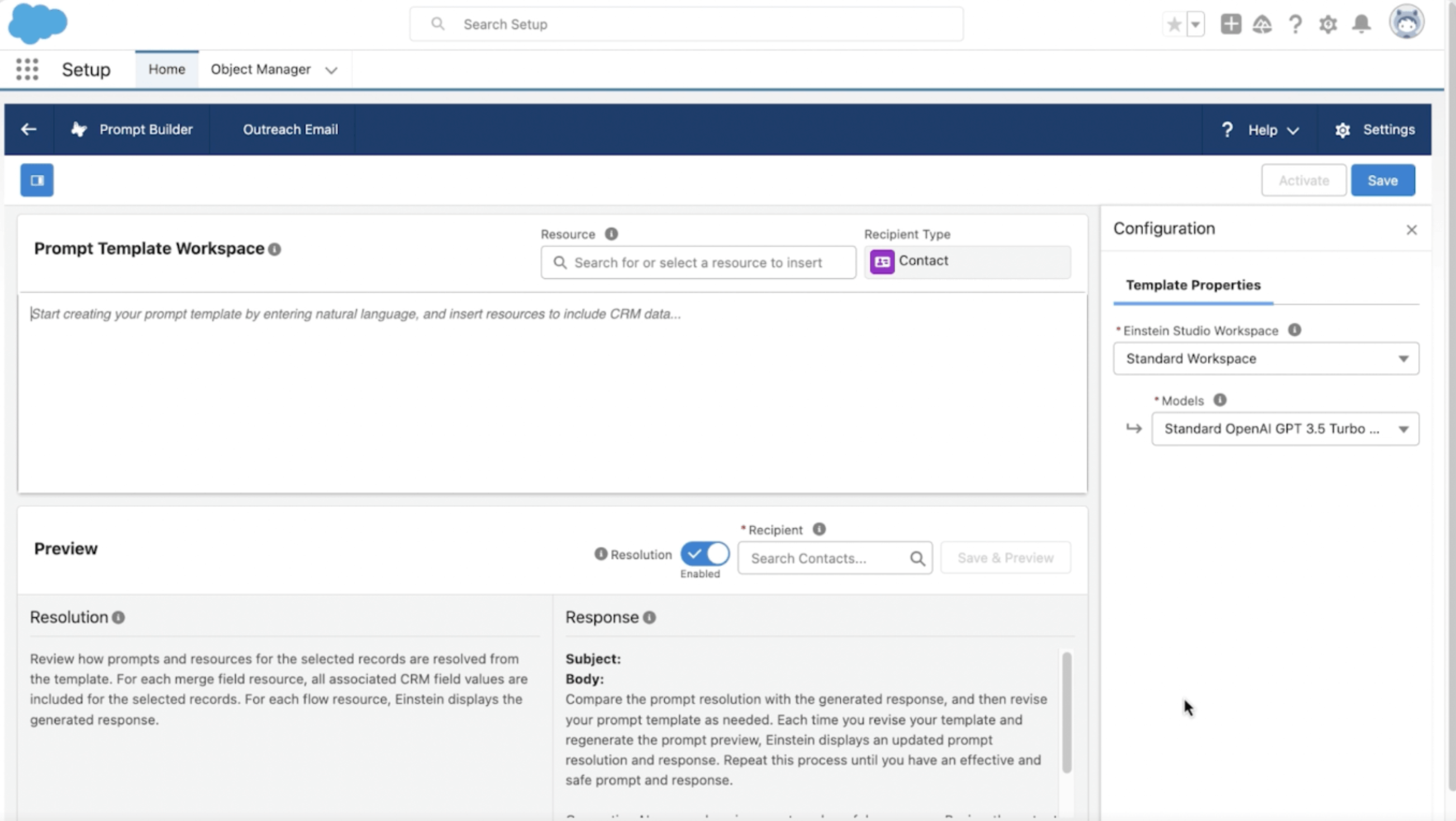 assistant ia : einstein salesforce