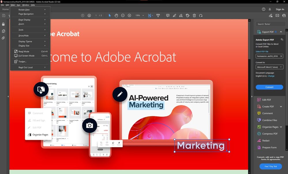 Adobe acrobat