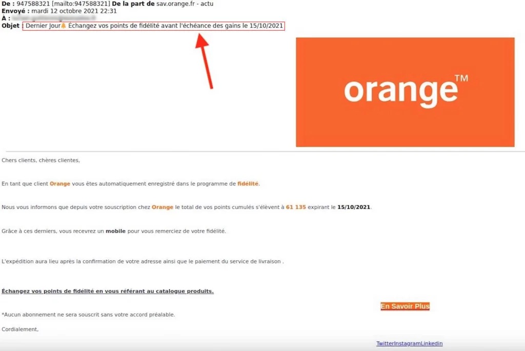 phishing orange
