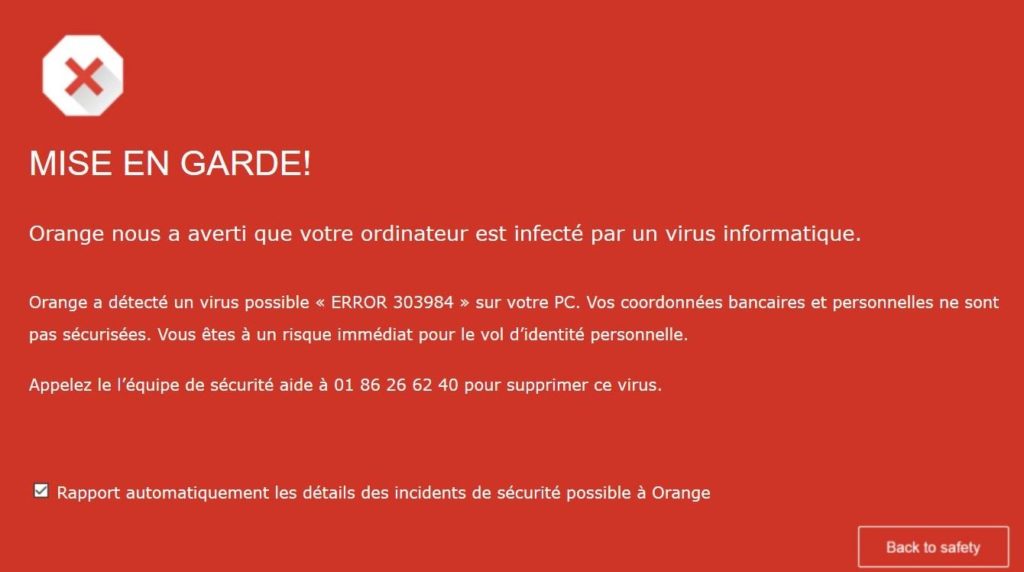 exemple scareware