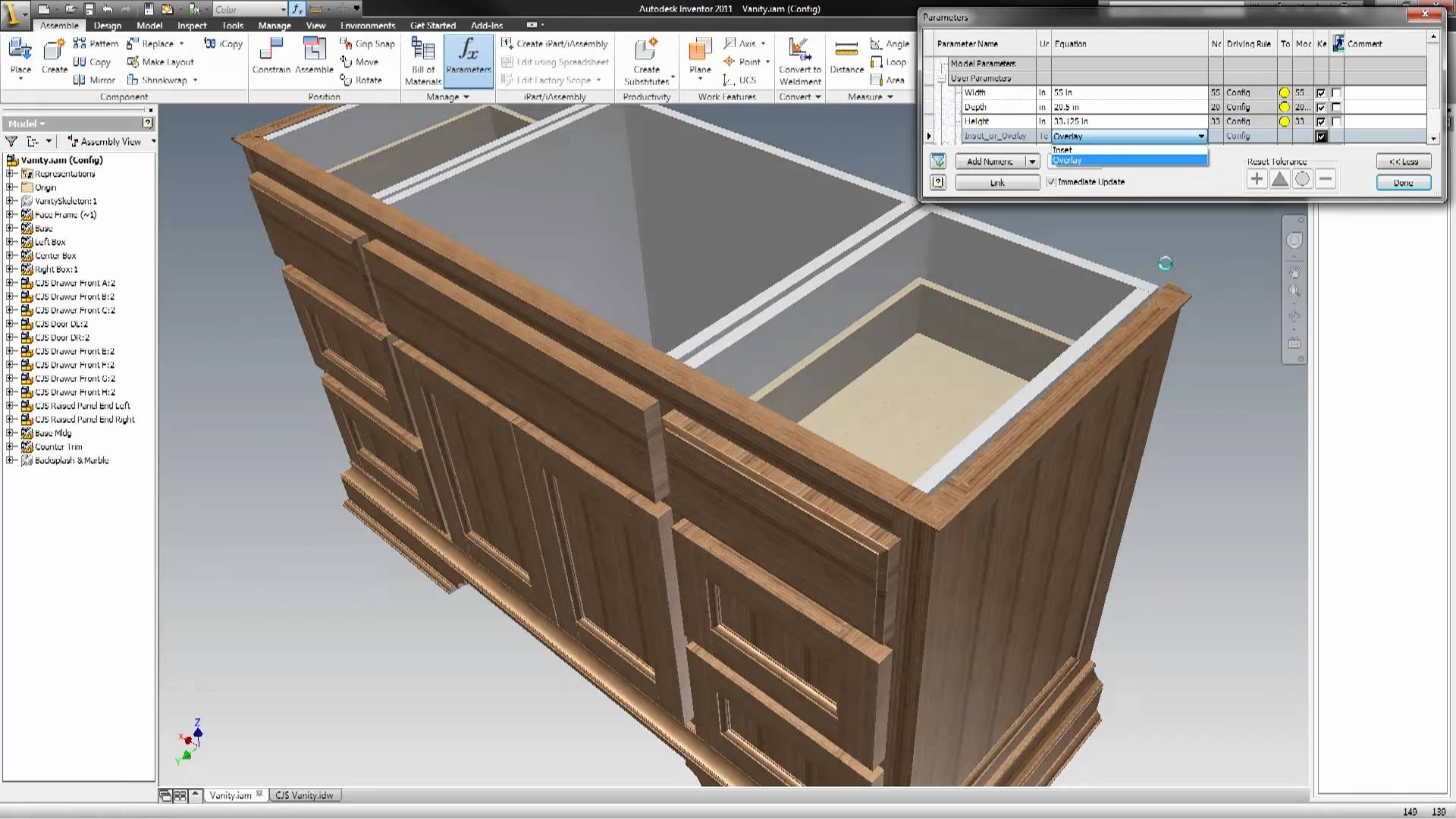 logiciel menuiserie : woodwork for inventor