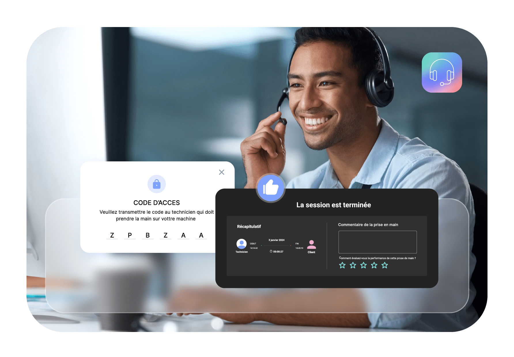 prise en main à distance : easyremote by septeo