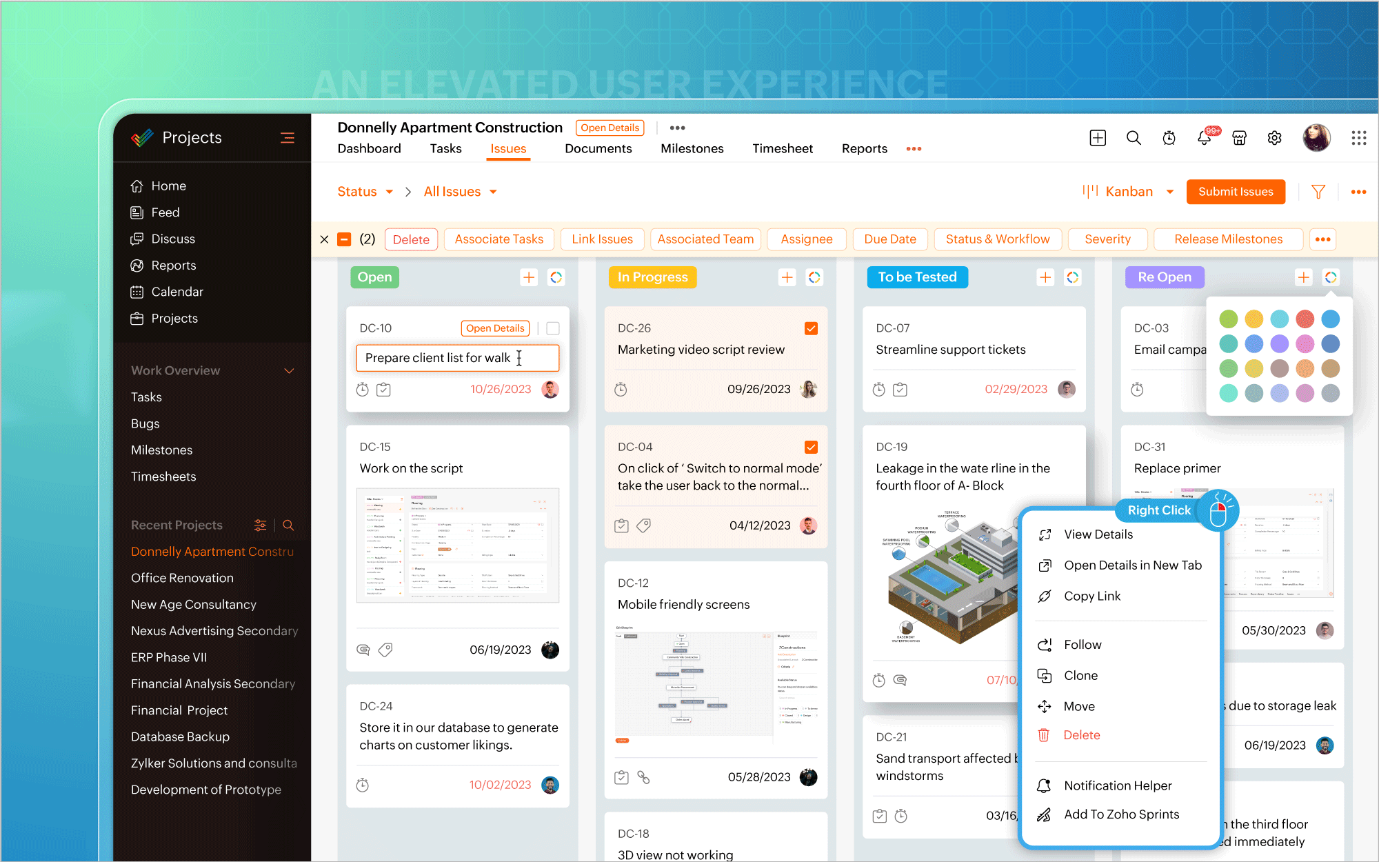 Zoho Projects