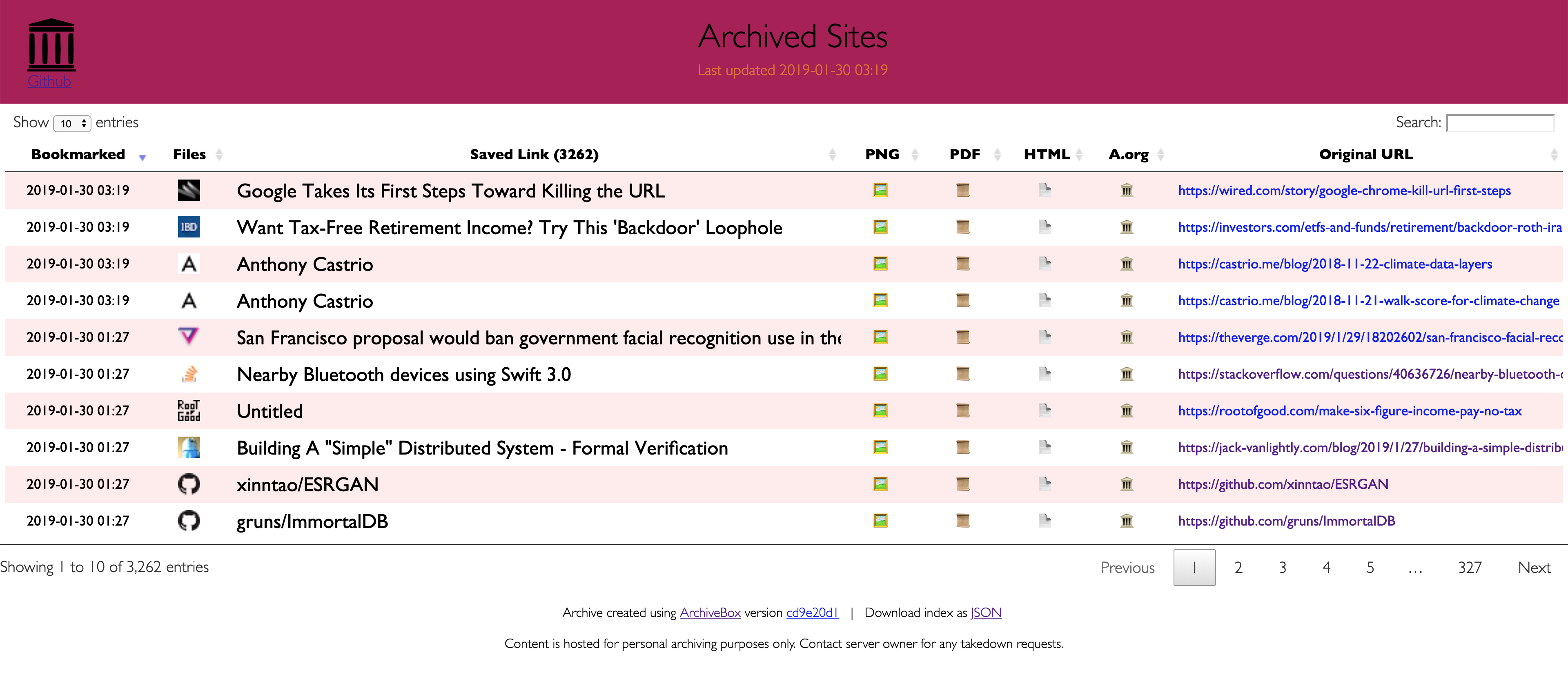 archivebox (github)