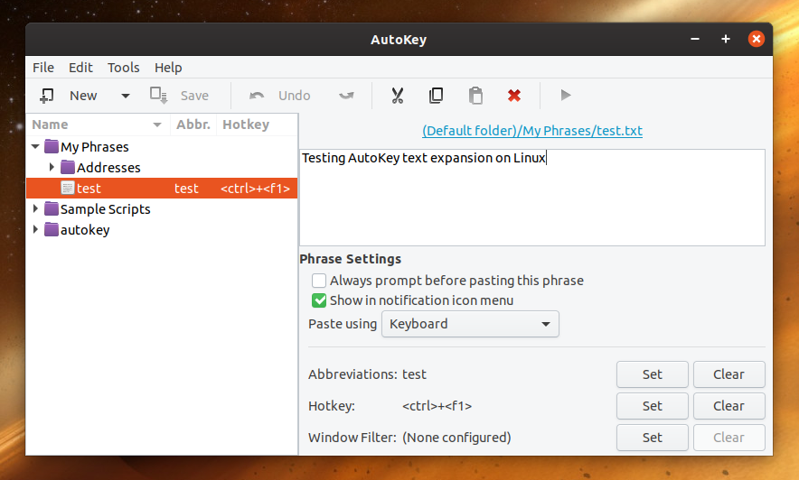 AutoKey