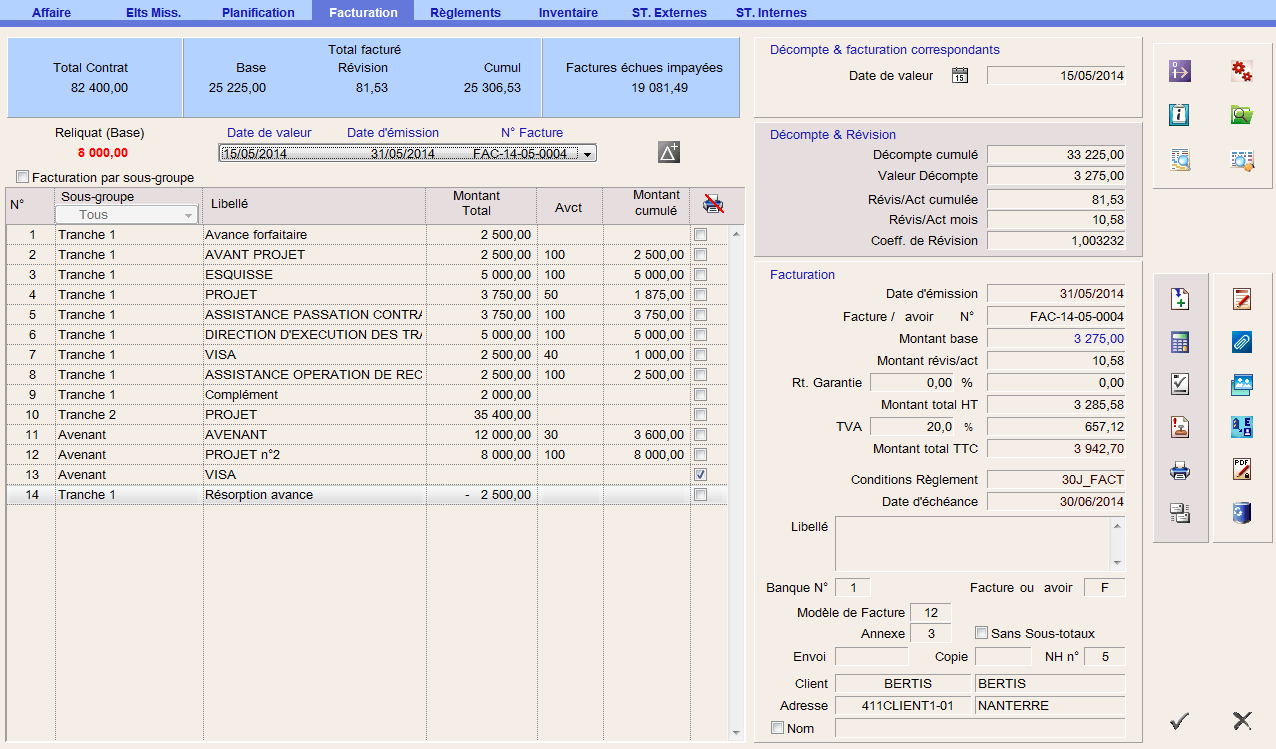 erp société de service : pythagore