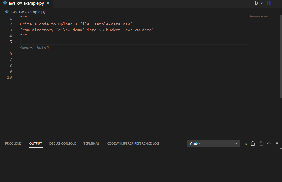 Amazon CodeWhisperer