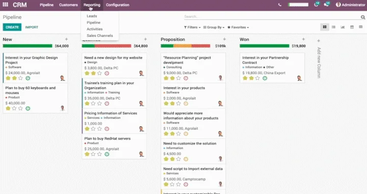 Odoo CRM