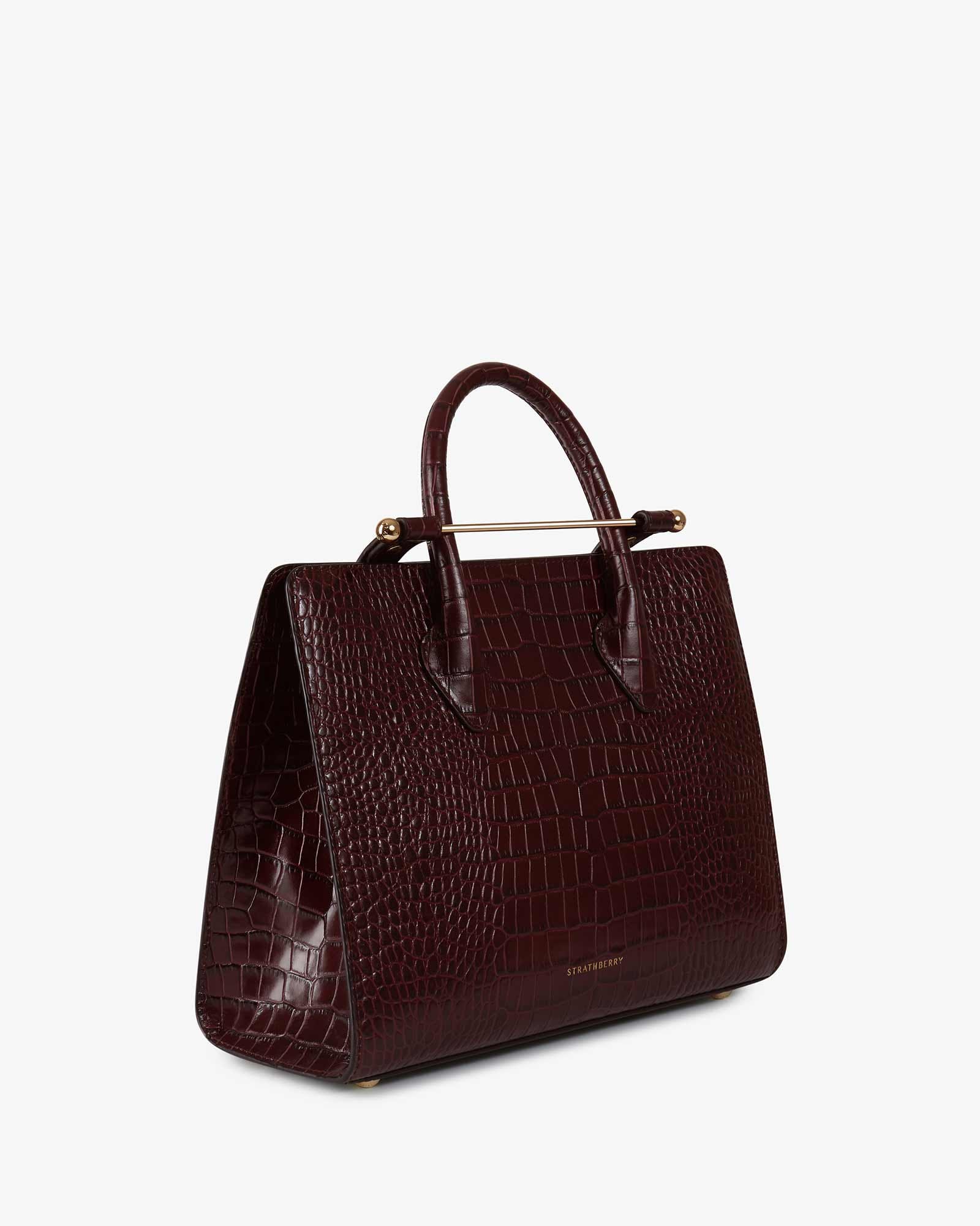 STRATHBERRY Midi Tote Chestnut