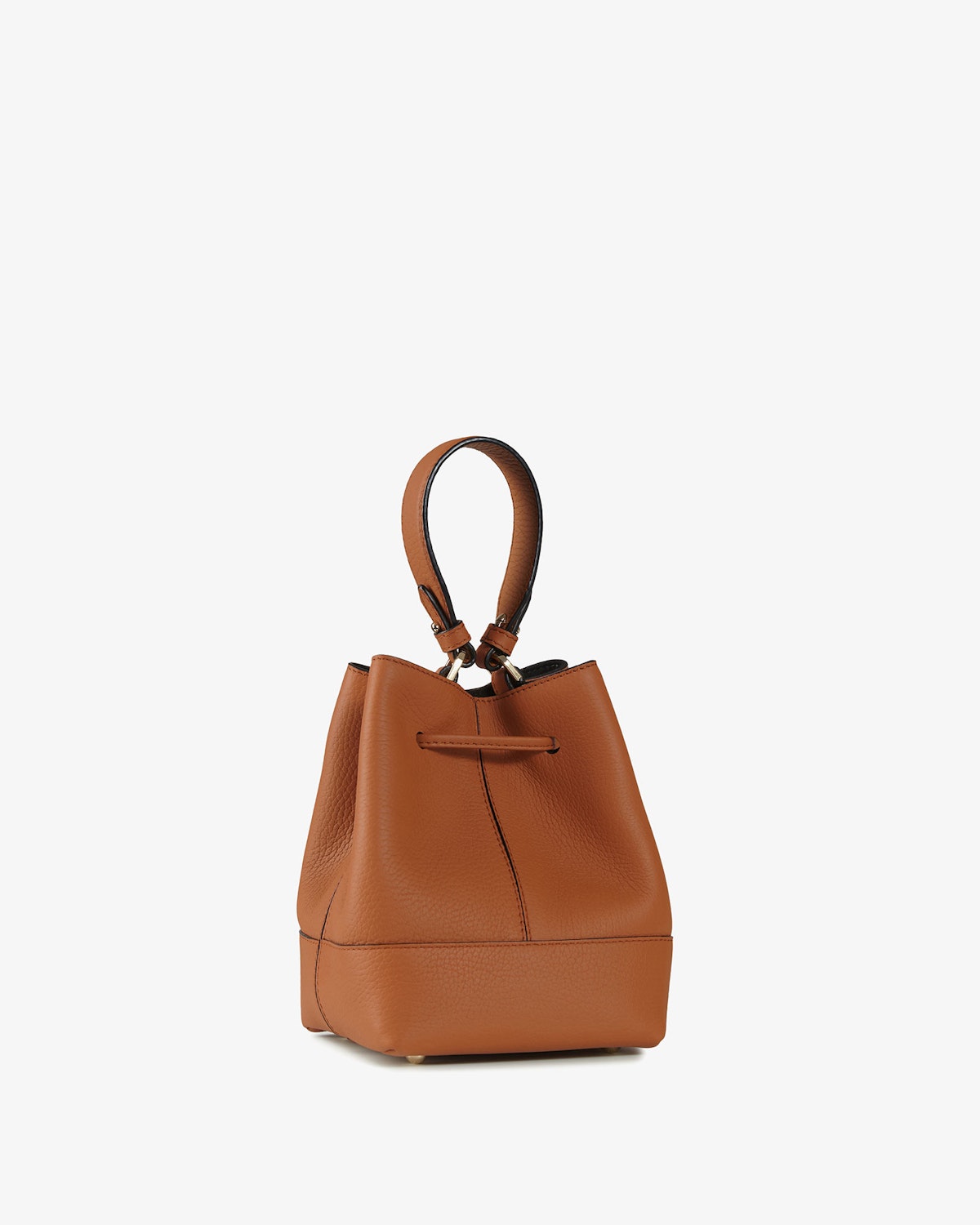 Strathberry - Lana Osette - Leather Mini Bucket Bag - Tan | Strathberry