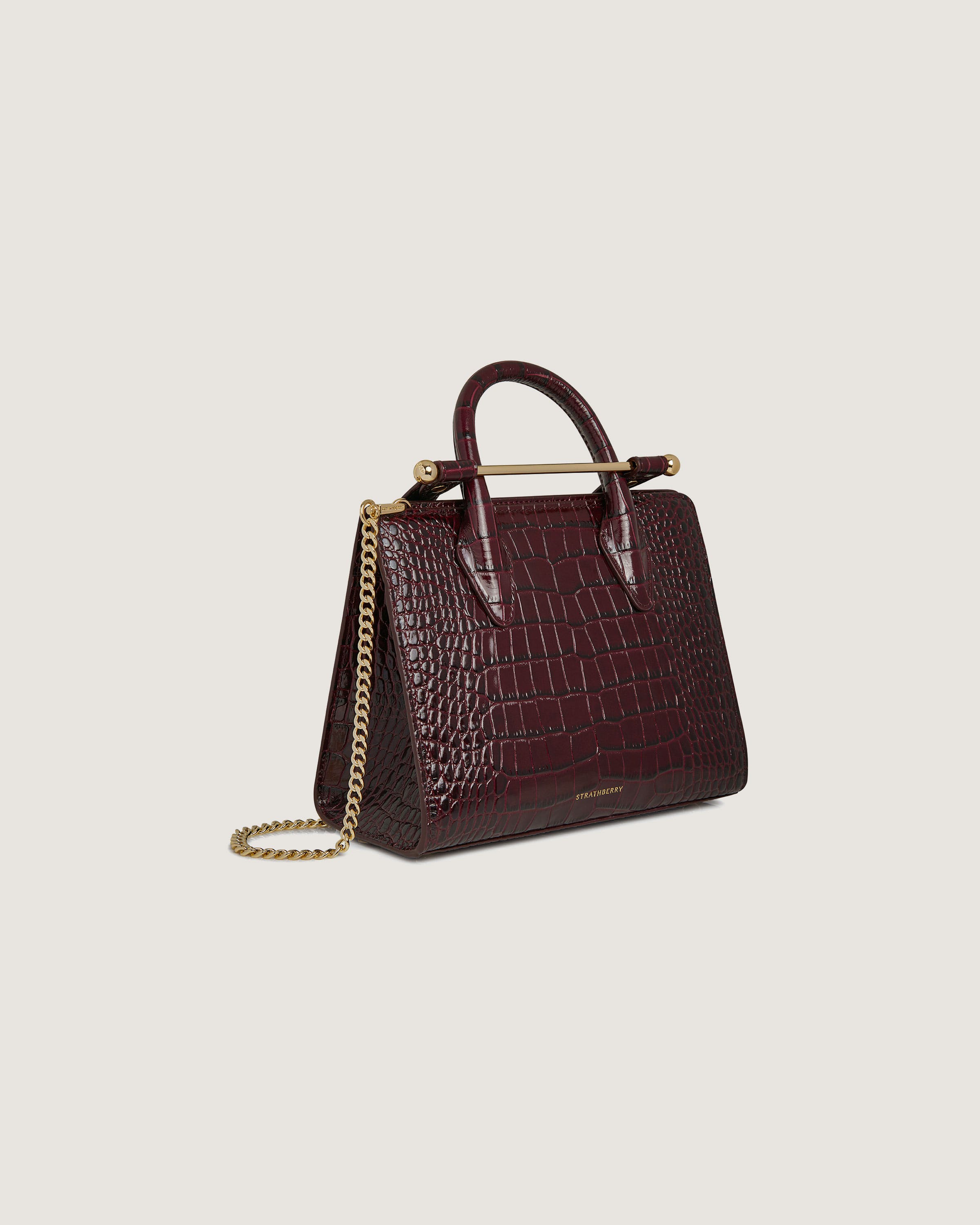 ストラスベリー - Mini Tote - バーガンディ | Strathberry 日本