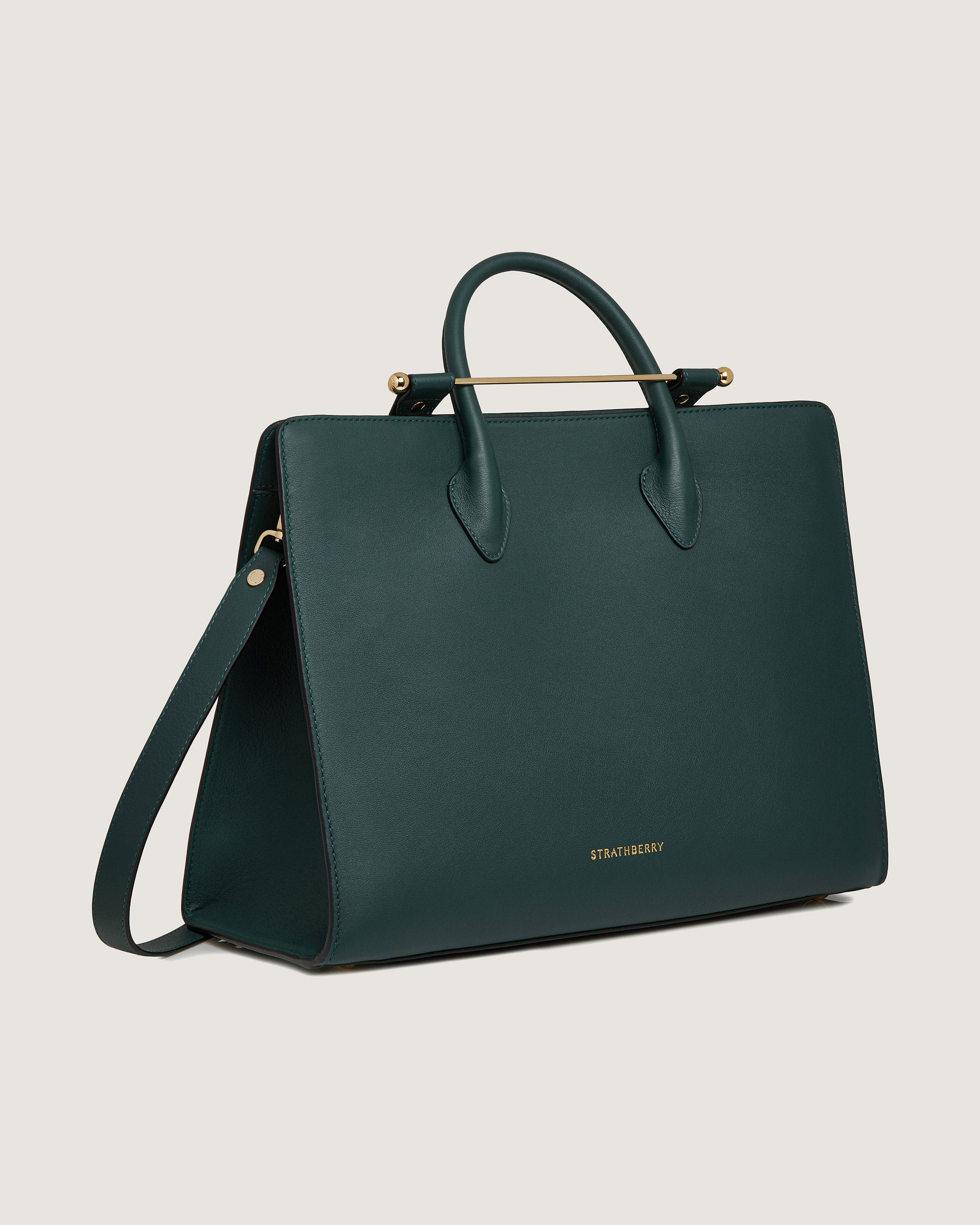 Strathberry - Tote - Top Handle Leather Tote Bag - Green