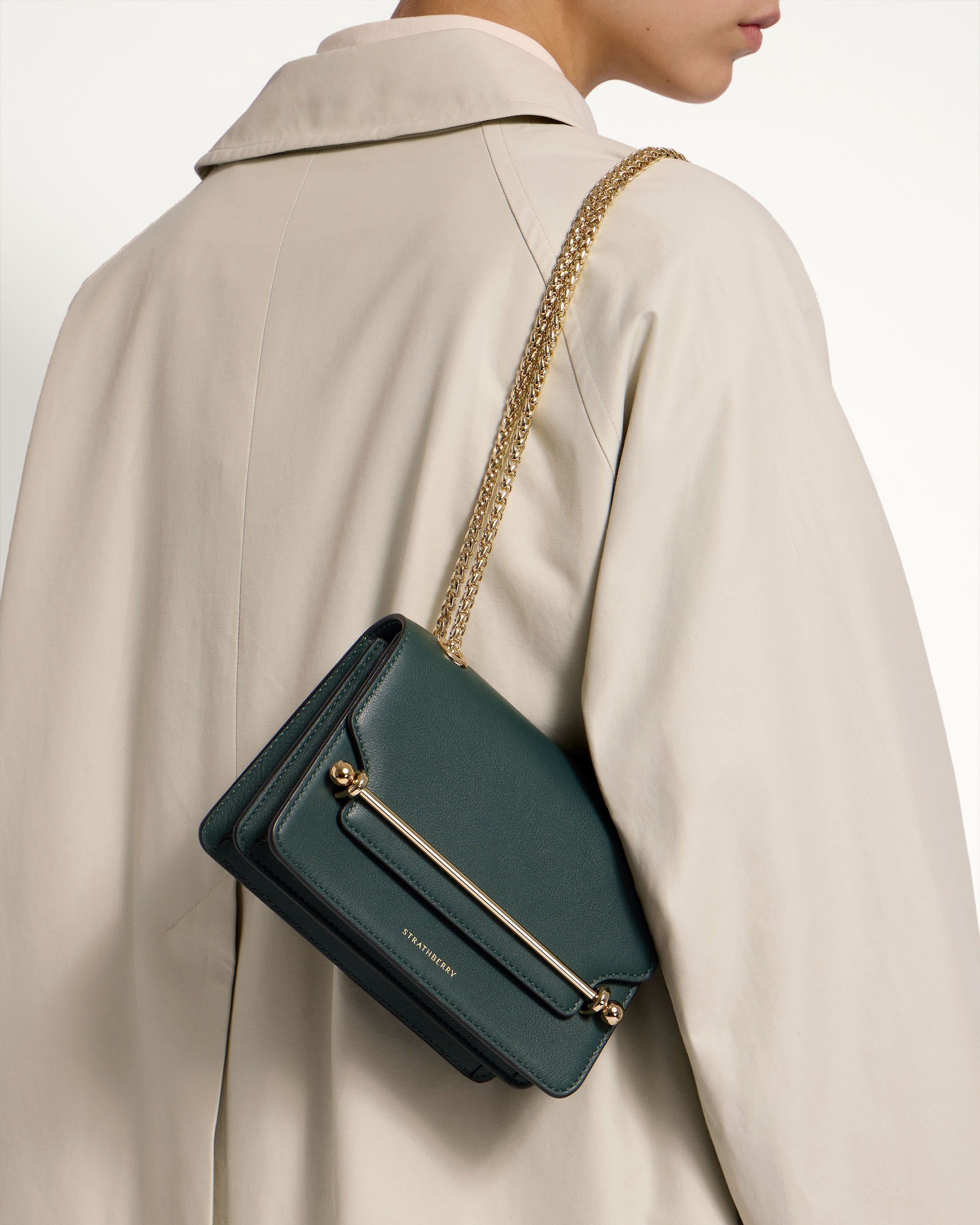 Strathberry - East/West Mini - Crossbody Leather Mini Strathberry - East/West Mini - Crossbody Leather Mini