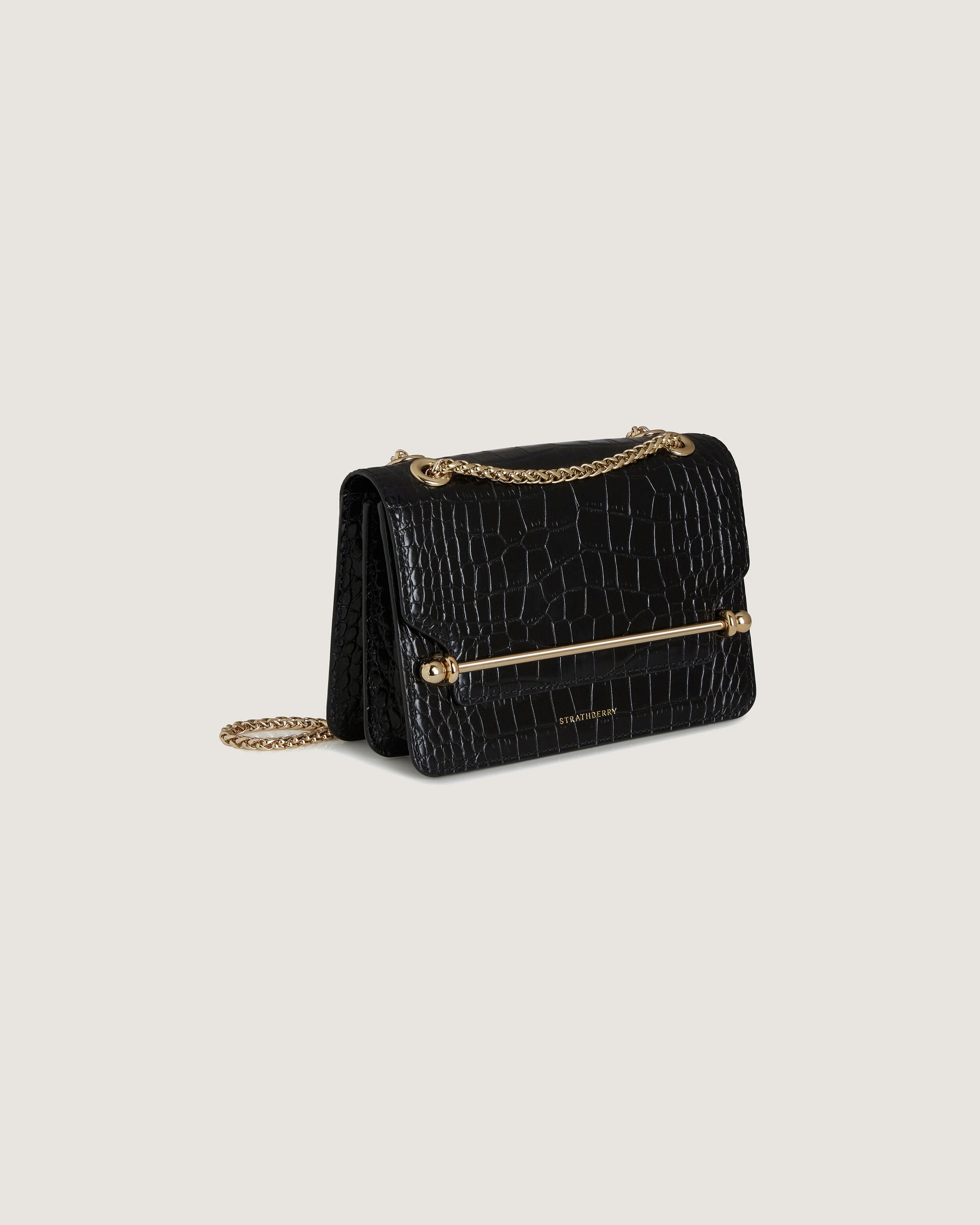 大人気【STRATHBERRY】EAST/WEST MINI イースト ウェスト ミニ Strathberry - East/West Mini - Crossbody Leather Mini