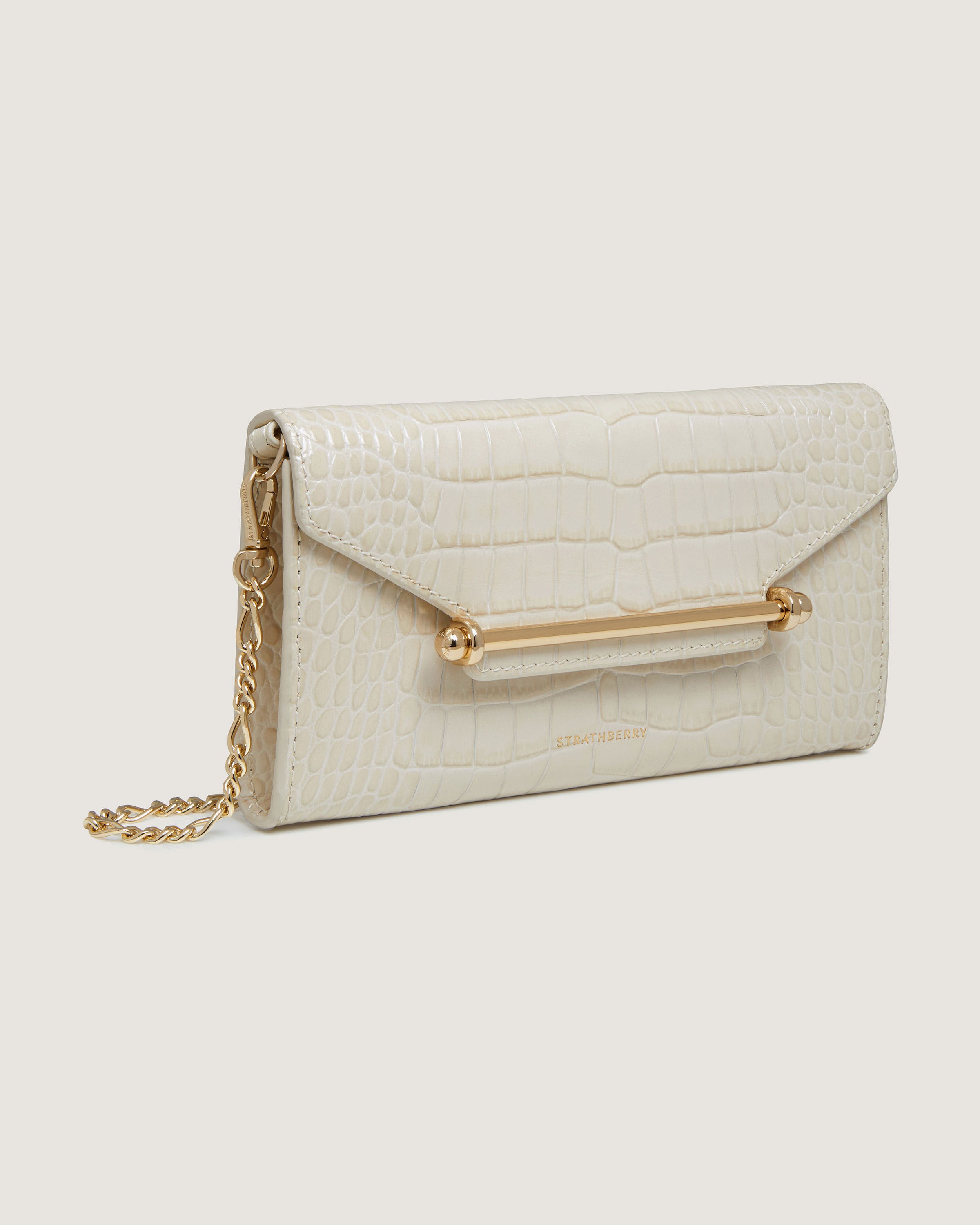 Strathberry - Multrees Chain Wallet - Crossbody Leather Mini