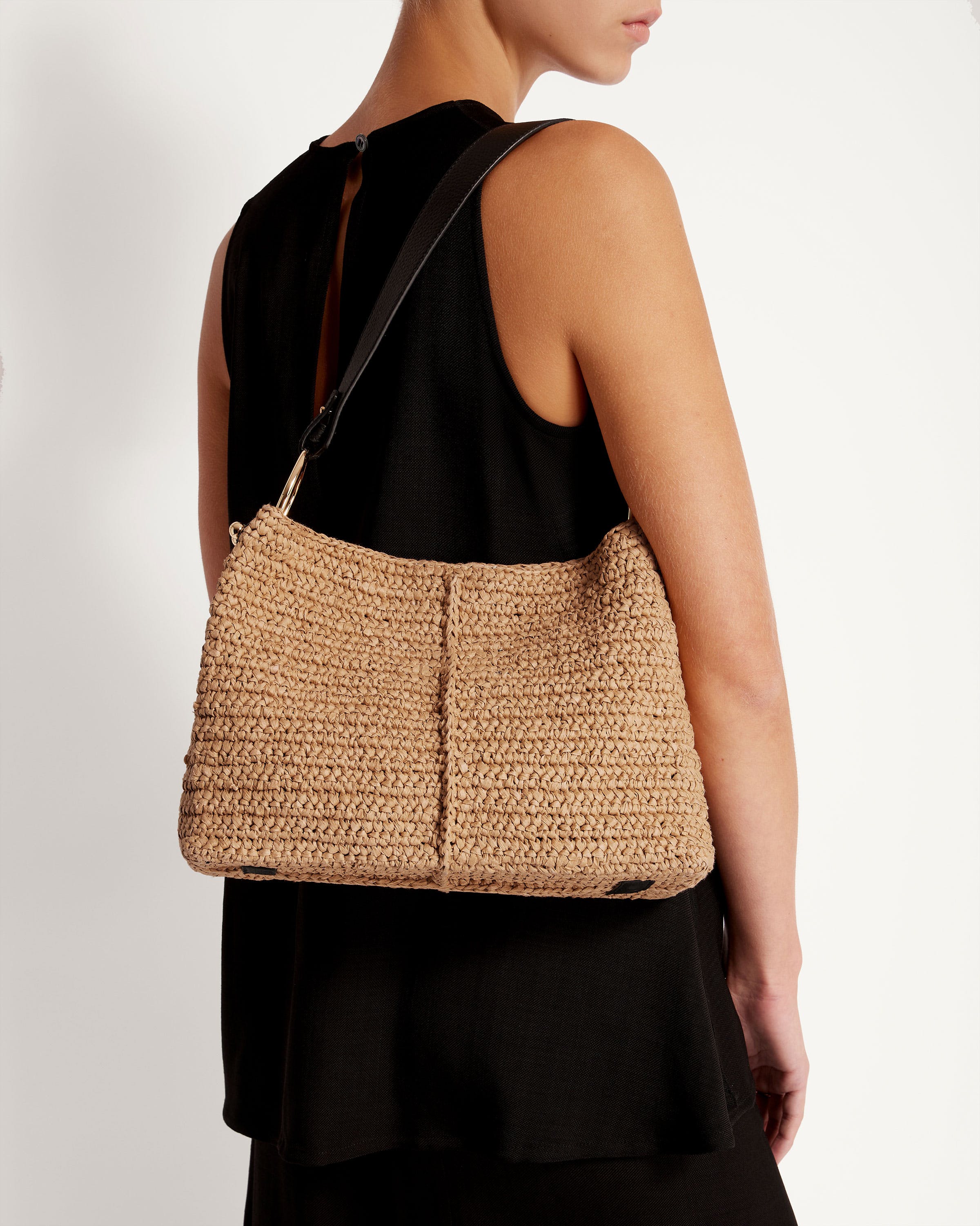 Strathberry - Lana Hobo - Beige / Natural
