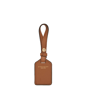 ストラスベリー - Leather Tag - 赤 / バーガンディ | Strathberry