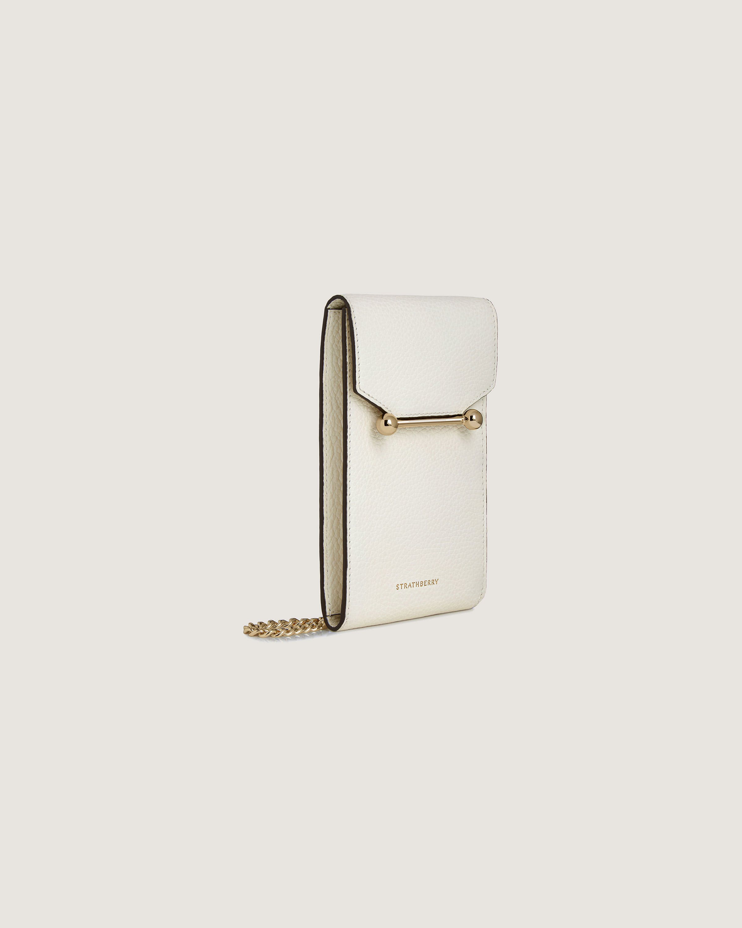 Strathberry - Mosaic Phone Pouch - Cream