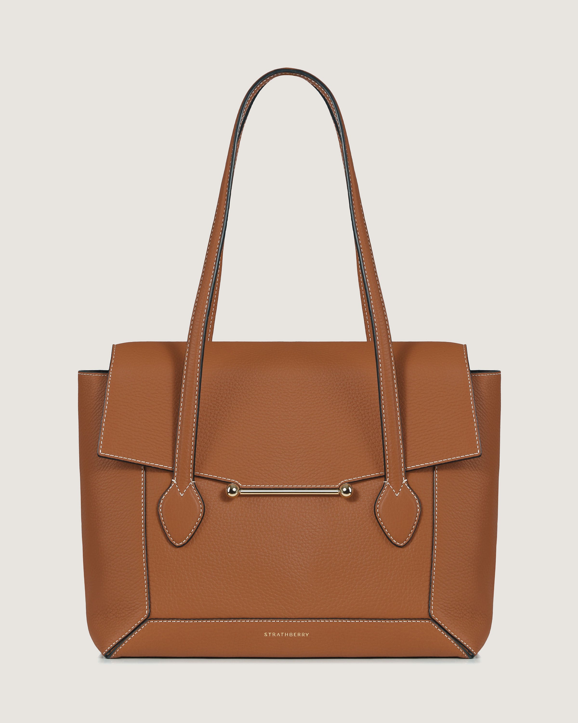 【デイリー使いにも♪】STRATHBERRY / モザイク バッグ ストラスベリー - Mosaic Tote - タン | Strathberry 日本 / Japan