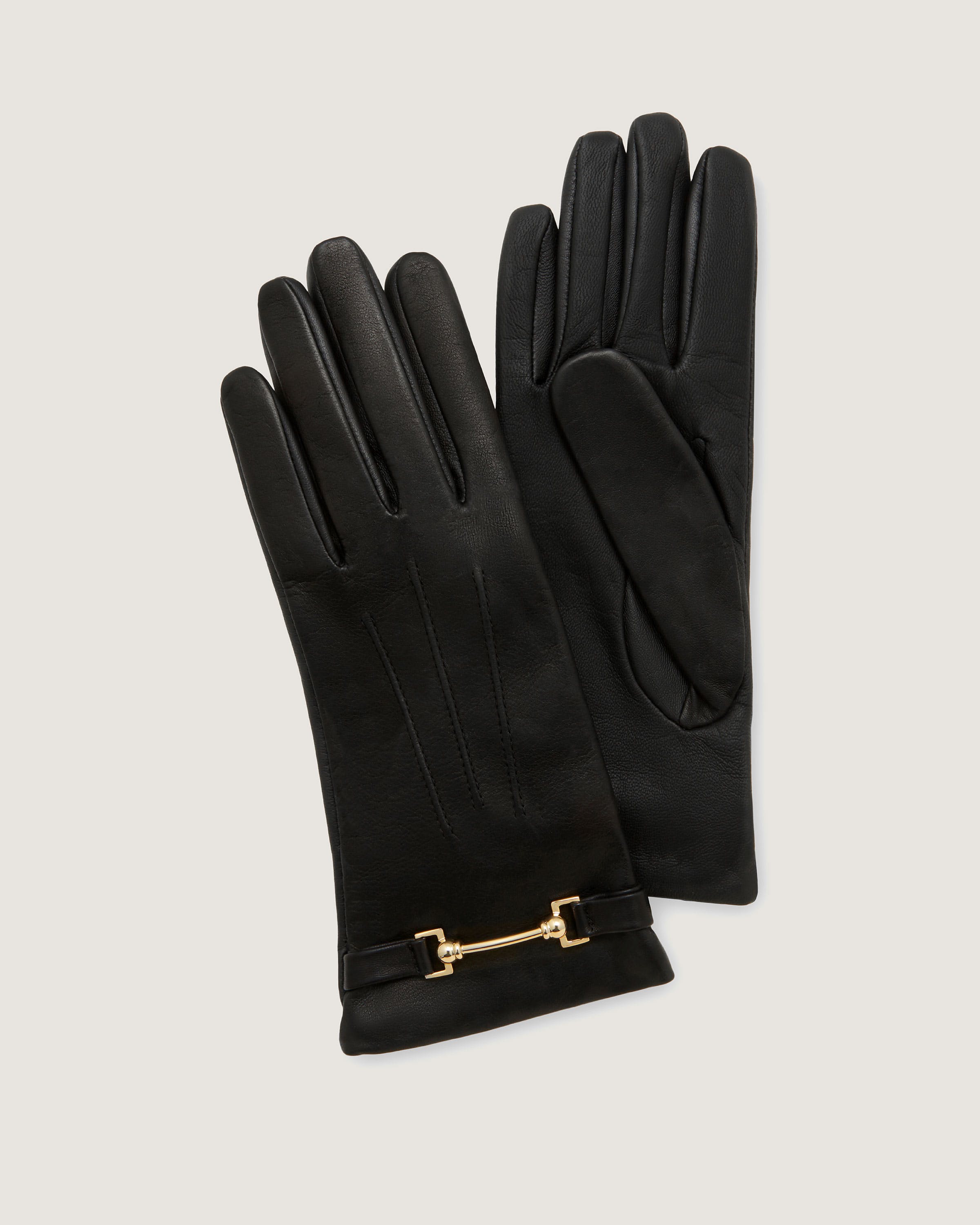手袋 BURBERRY Black Cashmere Blend Gloves Burberry - Cashmere Blend Gloves | HBX - Globally Curated