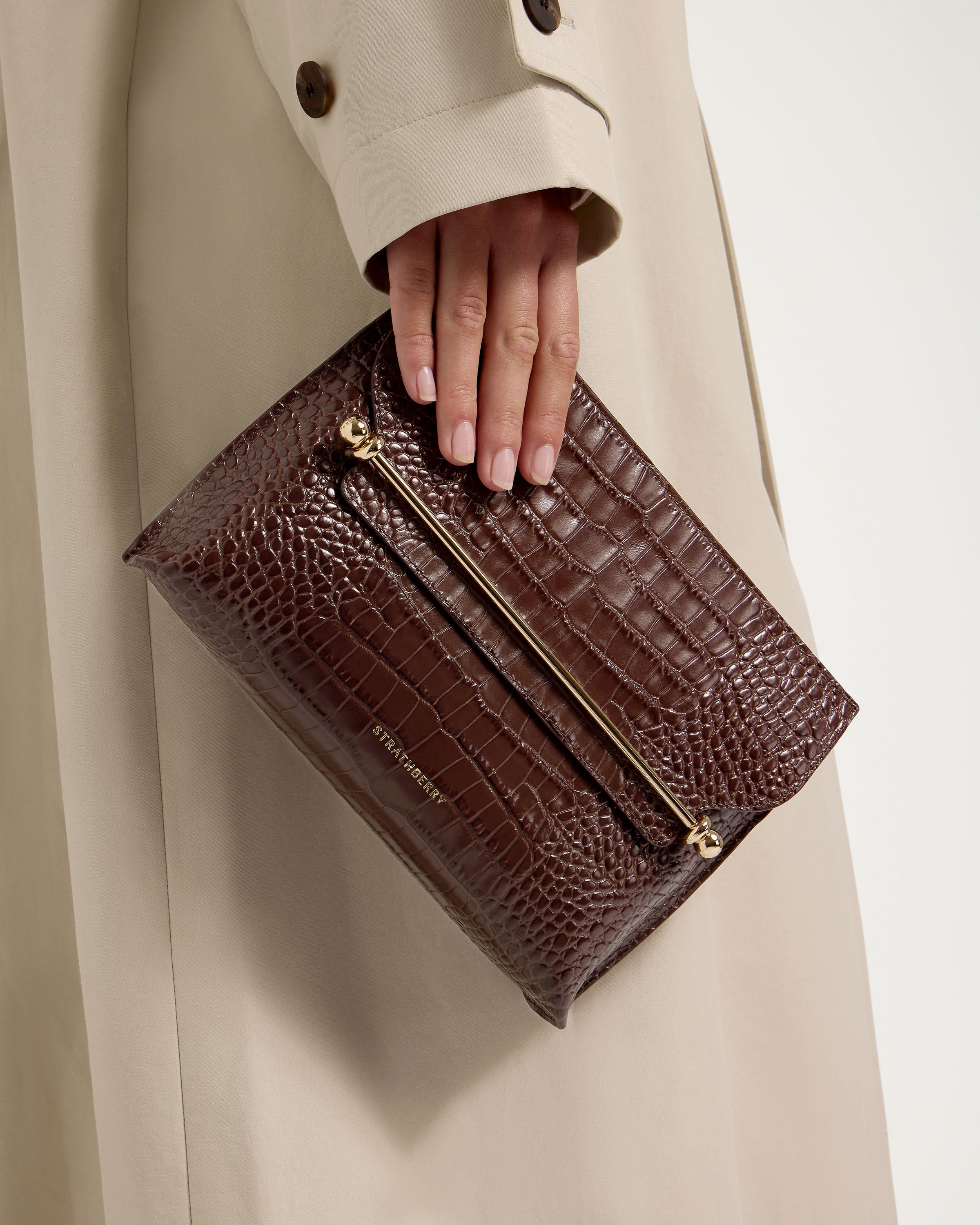 新作◆【STRATHBERRY】Stylistクロコ クラッチ ショルダーバッグ org.jpg