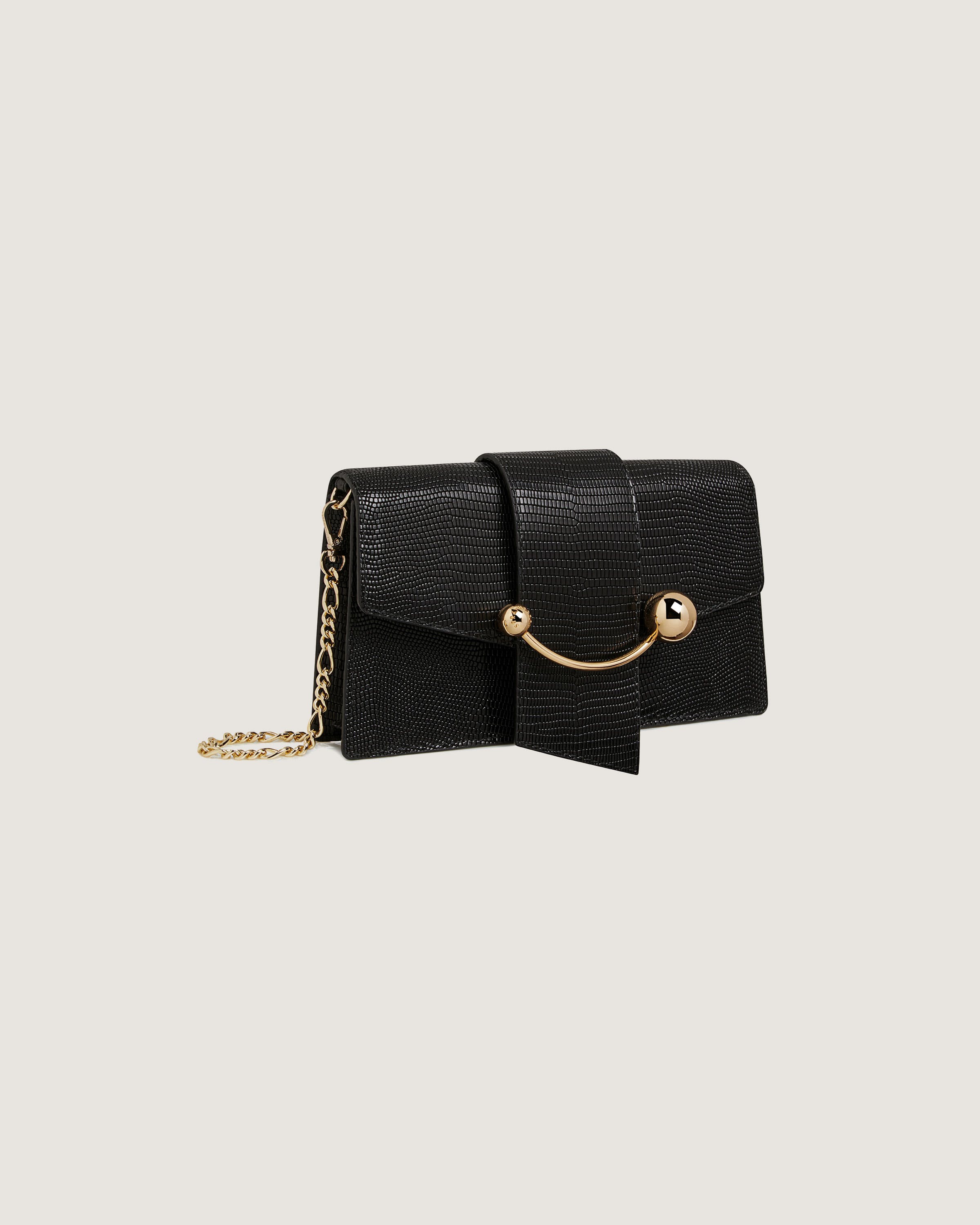 キャサリン妃愛用 英国発 ＊Strathberry＊ Crescent on a Chain Strathberry - Crescent on a Chain - Black