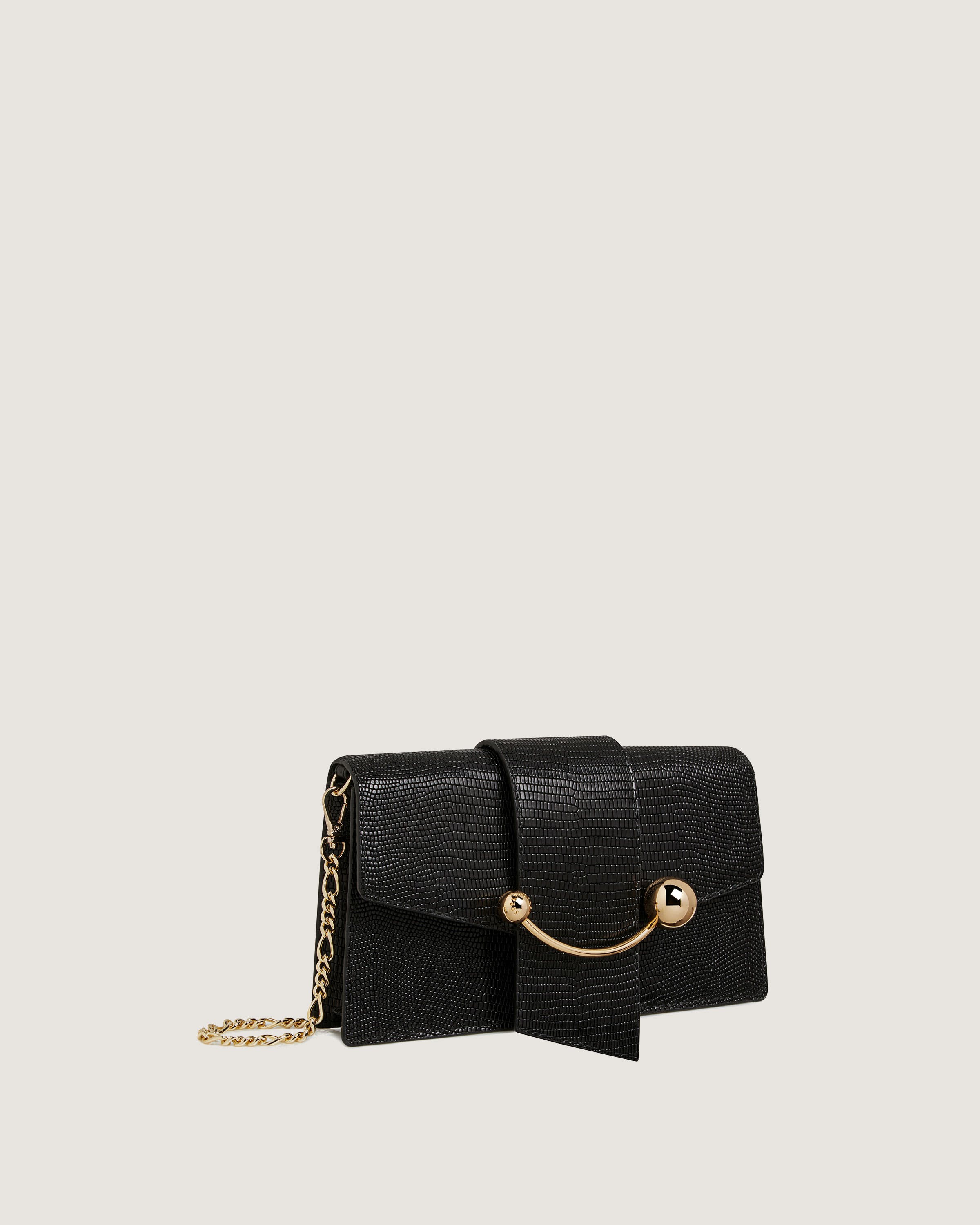 キャサリン妃愛用 英国発 ＊Strathberry＊ Crescent on a Chain Strathberry - Crescent on a Chain - Black