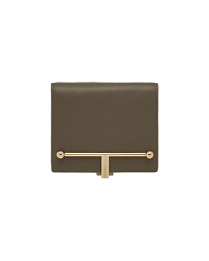 Strathberry - Melville Street Wallet - Green / Tan