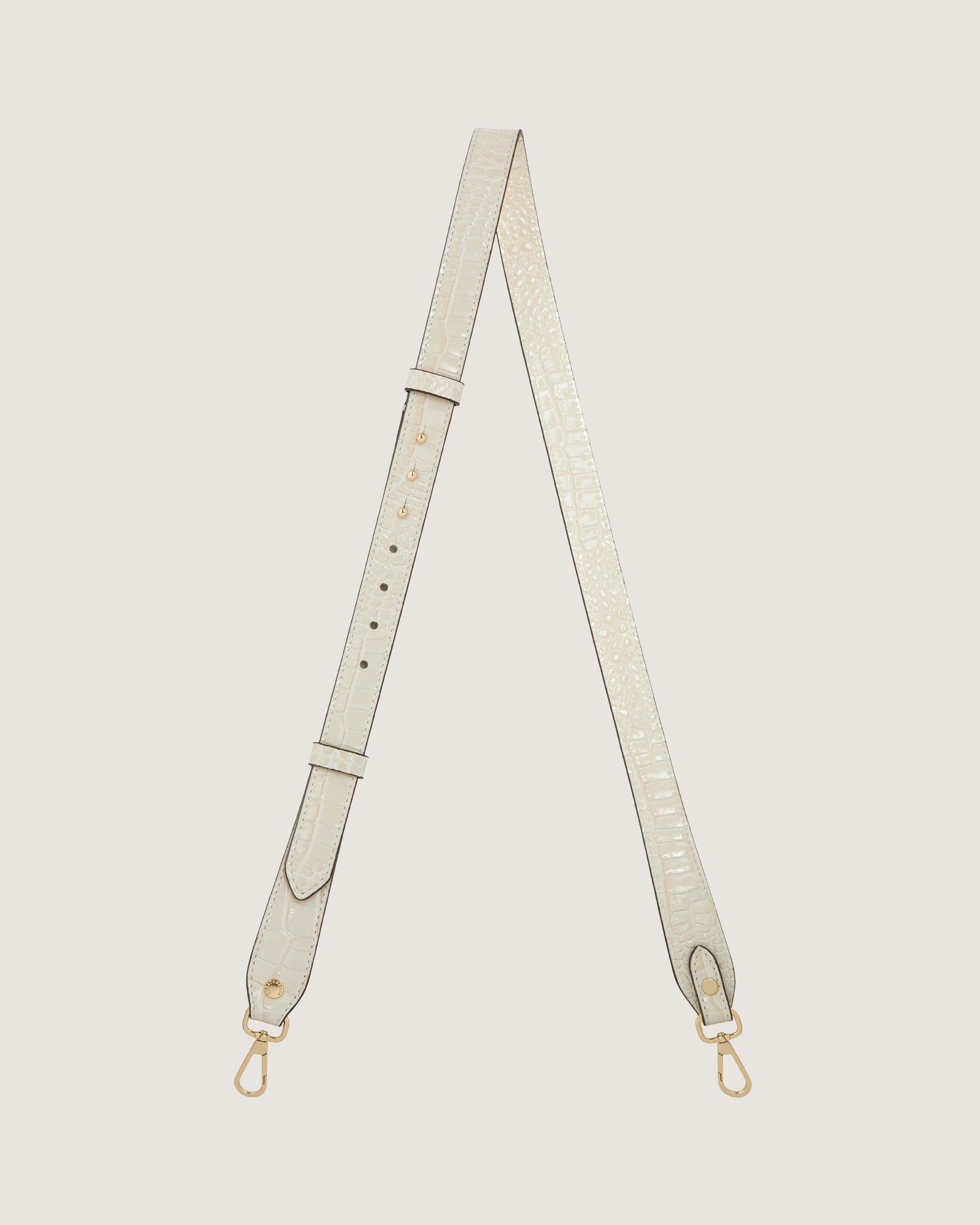 【STRATHBERRY】ADJUSTABLE LEATHER STRAP ストラップ Strathberry - Adjustable Leather Strap - Natural / Cream