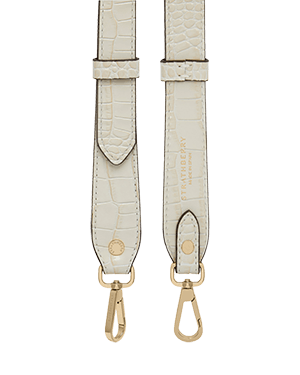 Strathberry - Adjustable Leather Strap - Cream