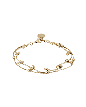【STRATHBERRY】MUSIC BAR BRACELET ブレスレット スモール 金 1735815887-strathberry-small-