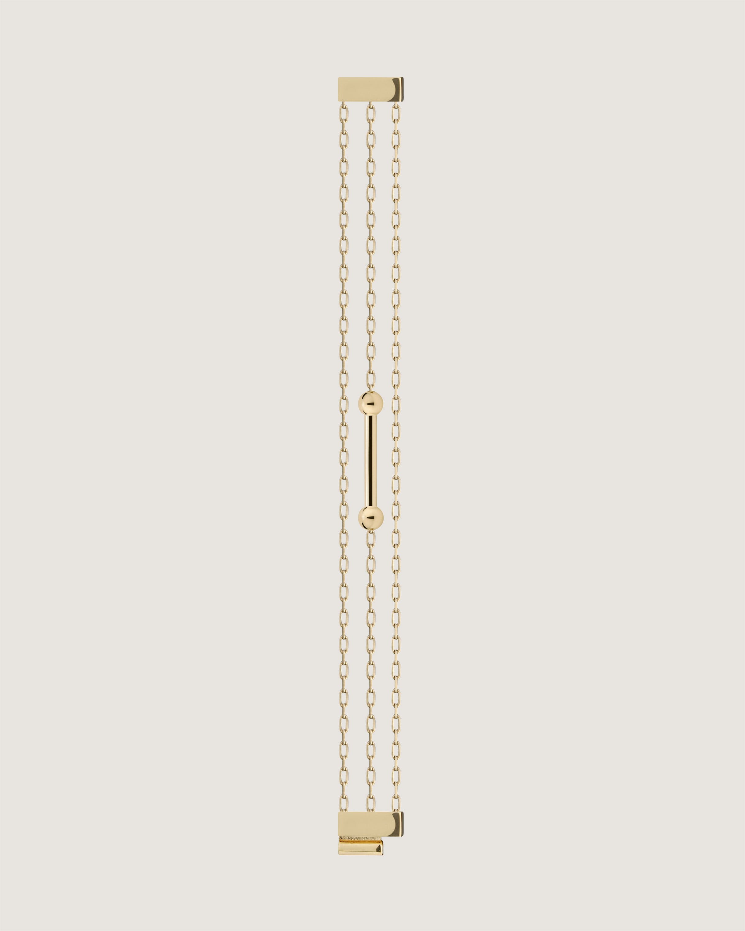 【STRATHBERRY】MUSIC BAR BRACELET ブレスレット スモール 金 ストラスベリー - Music Bar Bracelet - ゴールド | Strathberry