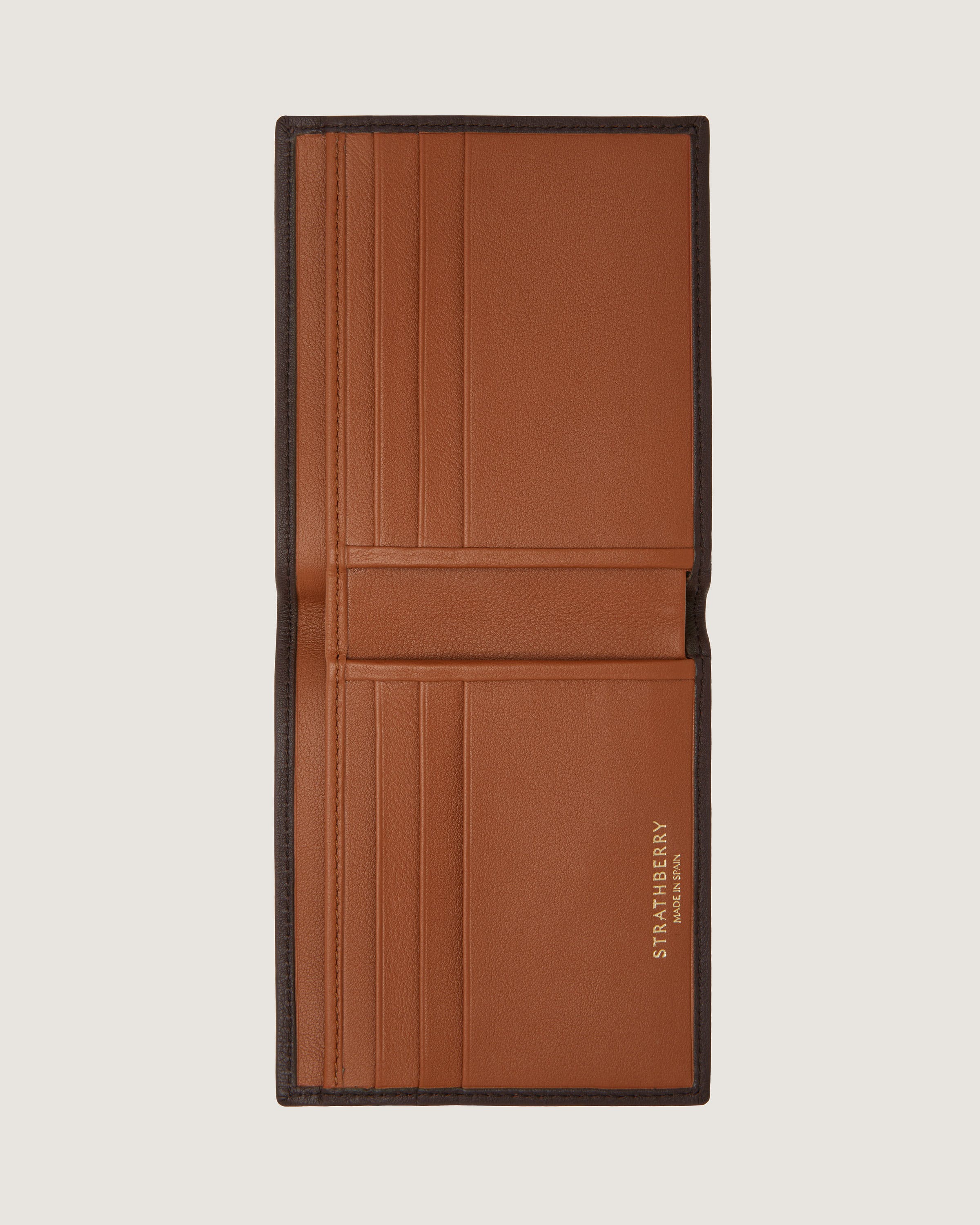 ストラスベリー - Castle Street Bi-Fold Wallet - Brown