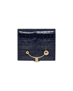【美品】STRATHBERRY ストラスベリー/二つ折り財布 ストラスベリー - Crescent Wallet - タン | Strathberry 日本