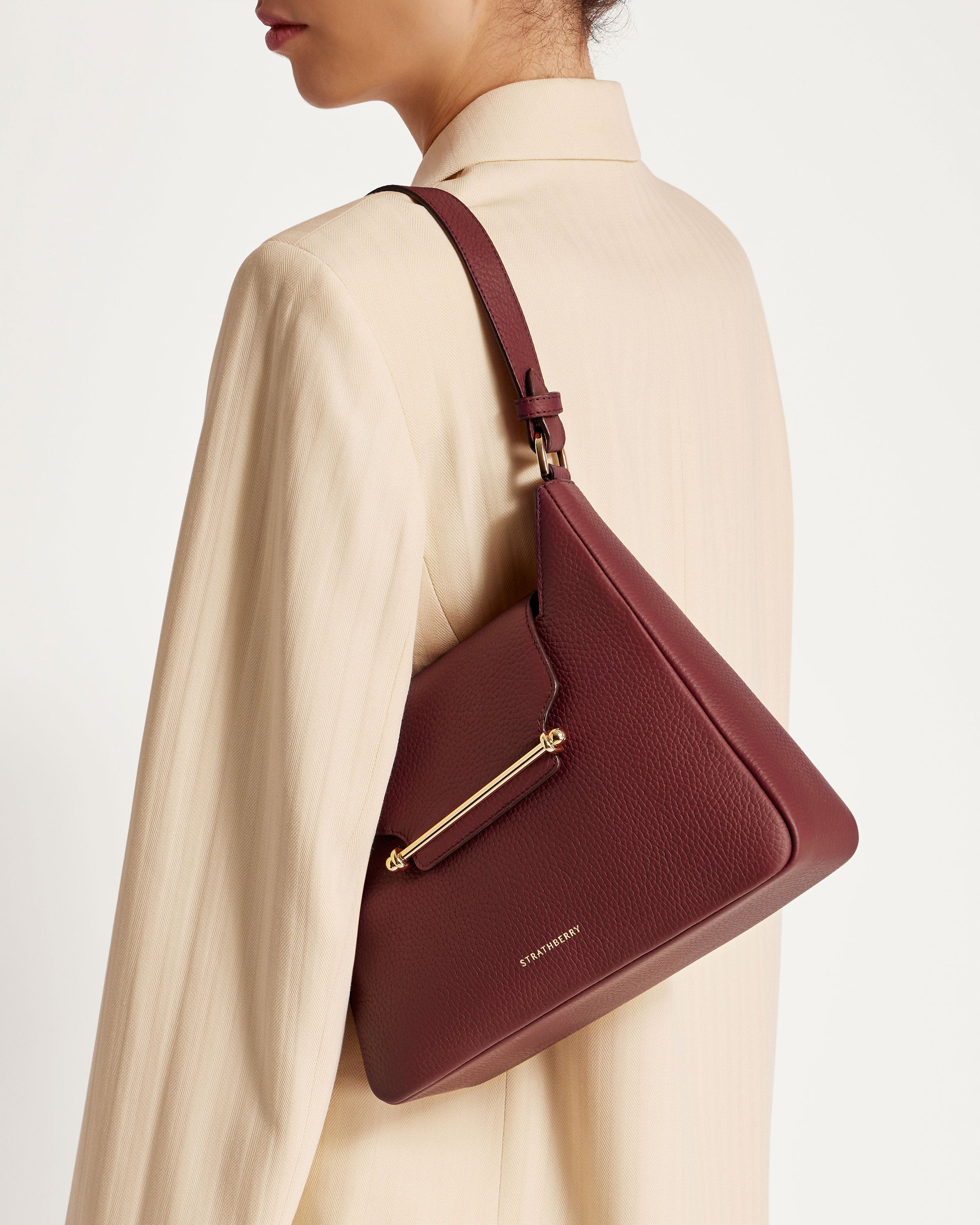Strathberry - Multrees Hobo - Burgundy