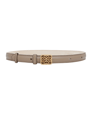 ☆関税込み☆【STRATHBERRY】MONOGRAM WIDE BUCKLE BELT Strathberry Monogram Wide Buckle Belt - Black