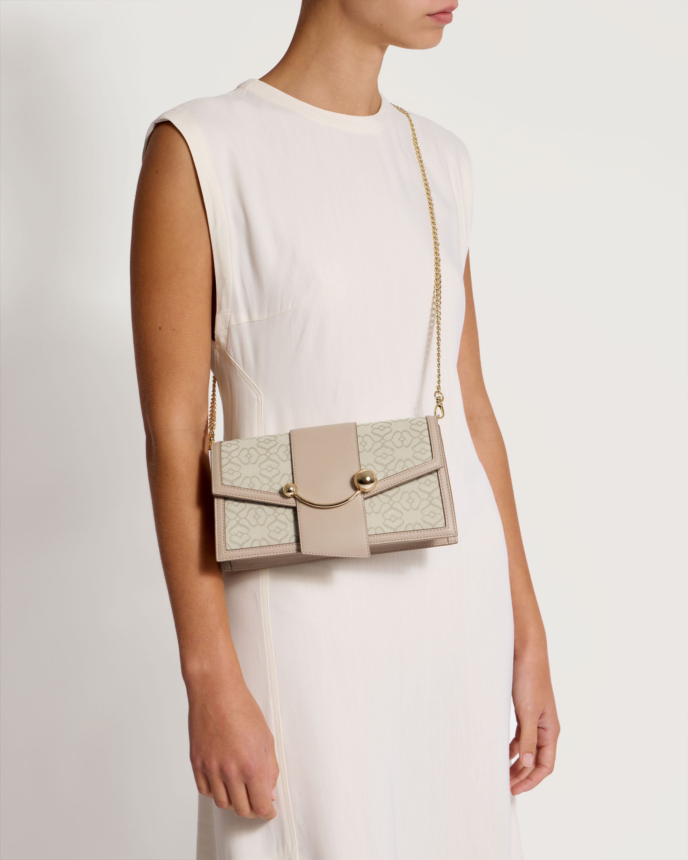 Strathberry - Mini Crescent - Leather Mini Shoulder Bag - Green