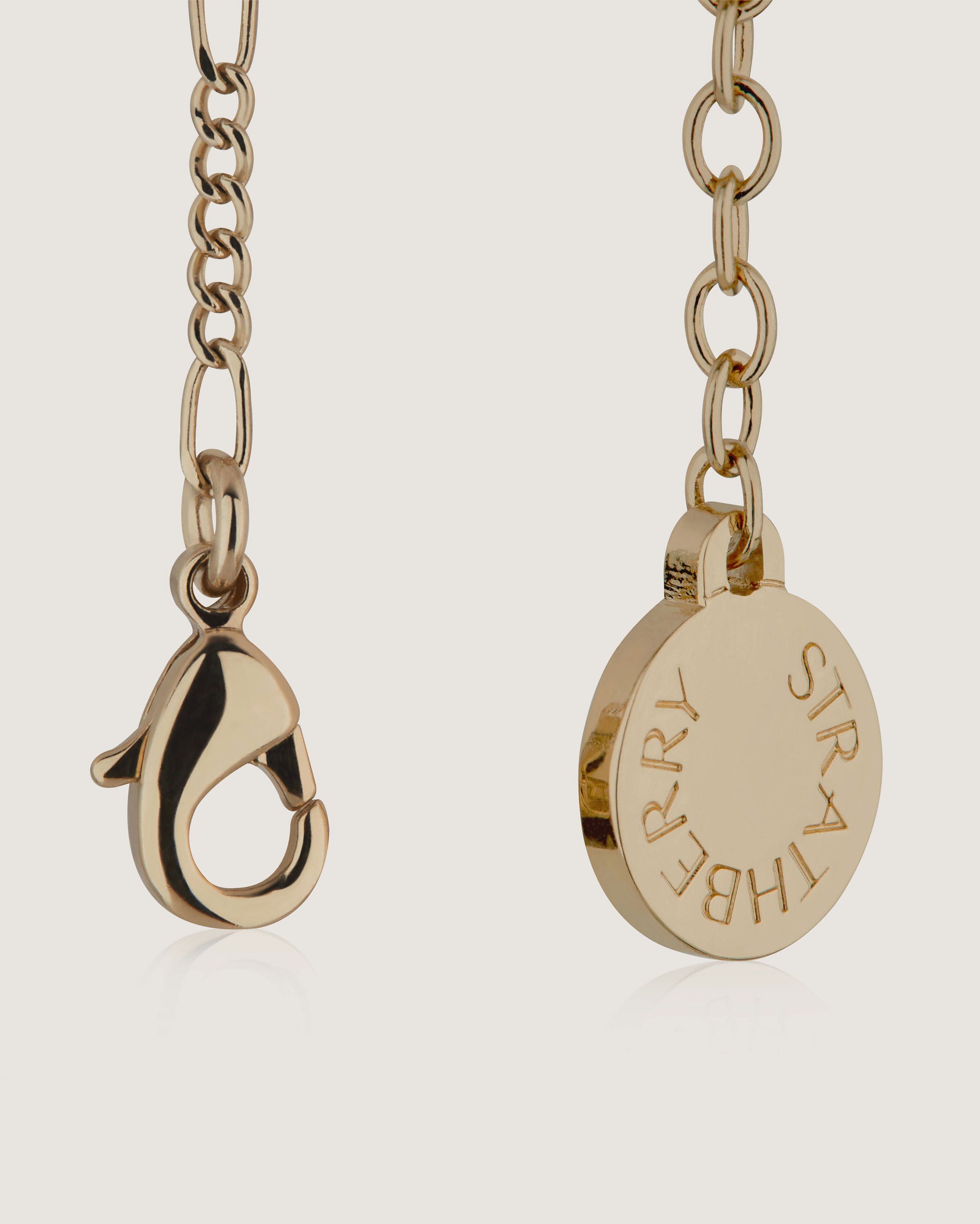 【大人可愛い♪】STRATHBERRY / モノグラム ブレスレット ストラスベリー - Monogram Bracelet - 22 Carat Gold Gilded