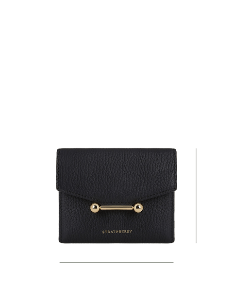 【STRATHBERRY】Mosaic Trifold Wallet 三つ折り財布 Strathberry - Mosaic Trifold Wallet - Black