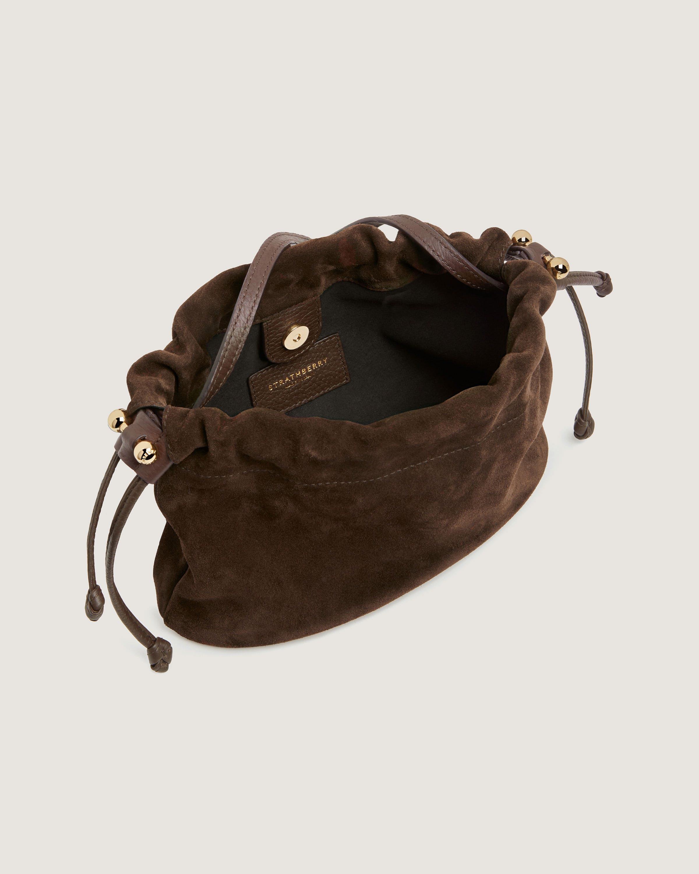 ショルダーバッグ・ポシェット Salted Butter Suede Hobo Cross Bag BROWN LOW CLASSIC] / ☆ 24FW HARICOT BAG / SUEDE BROWN (LOW