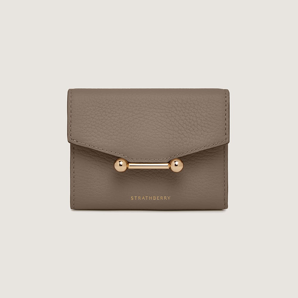 ■STRATHBERRY■ストラスベリーMOSAIC TRIFOLD WALLET Strathberry - Mosaic Trifold Wallet - Grey