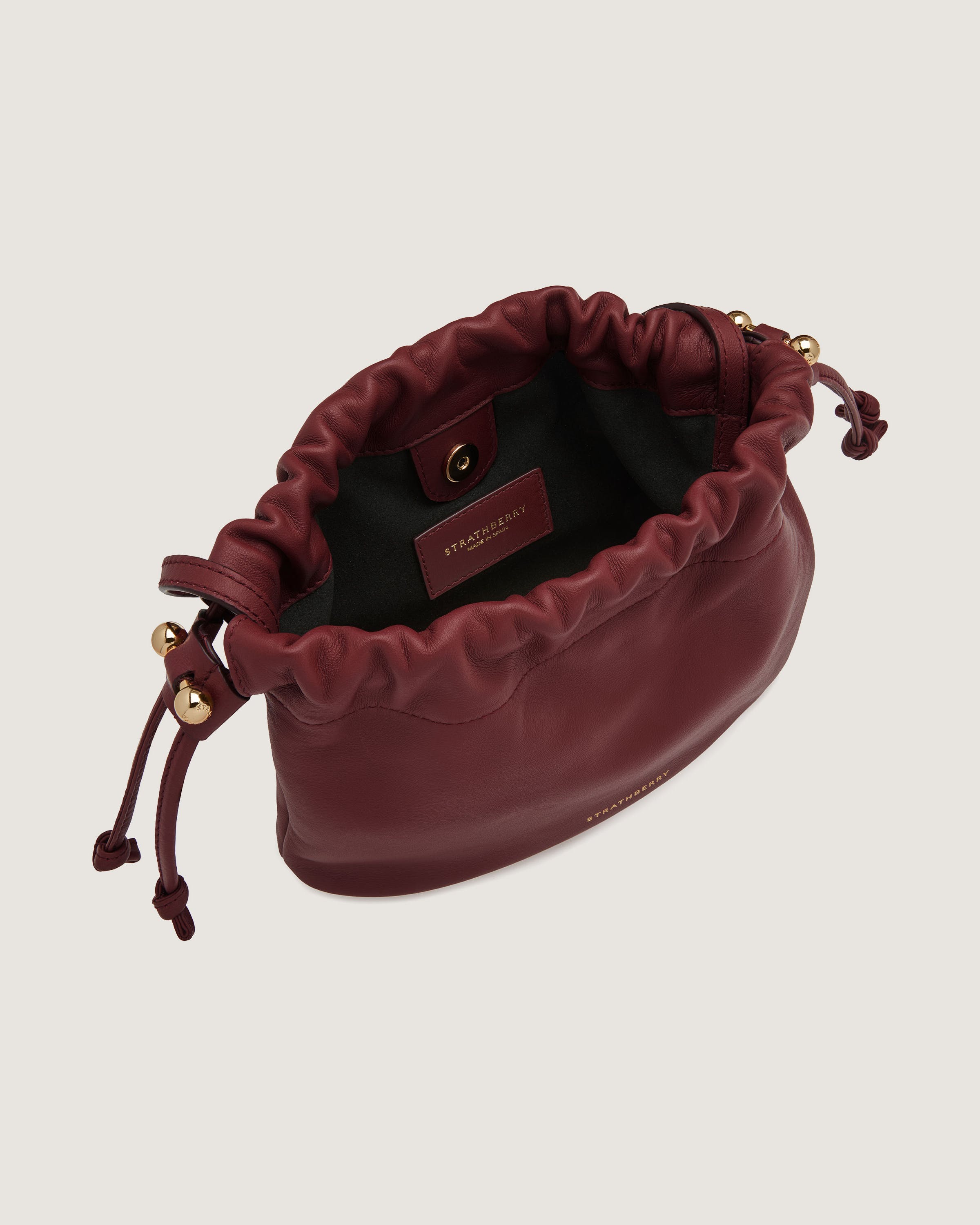 Strathberry - Charlotte Drawstring - Burgundy