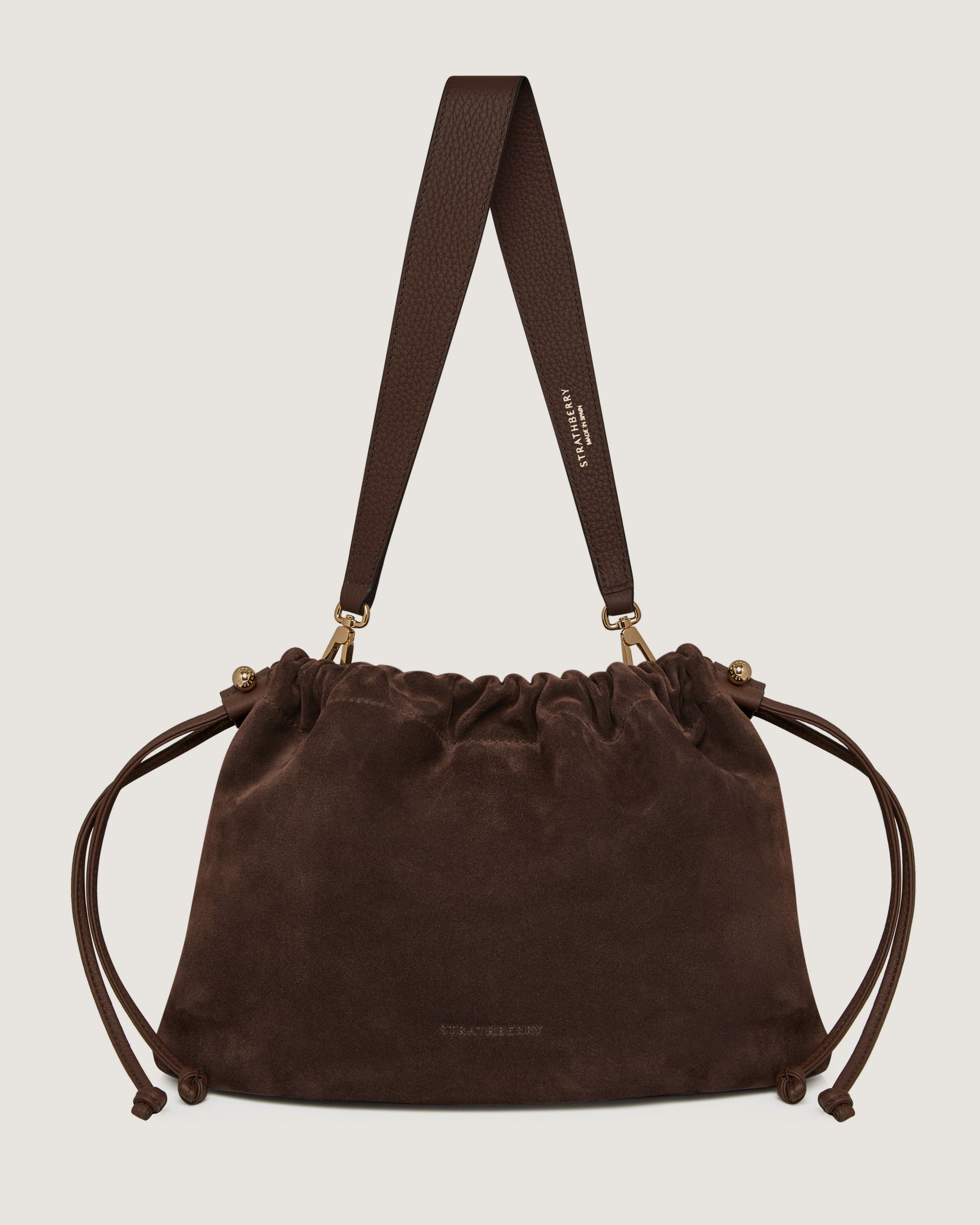 Strathberry - Charlotte Midi Drawstring - Brown
