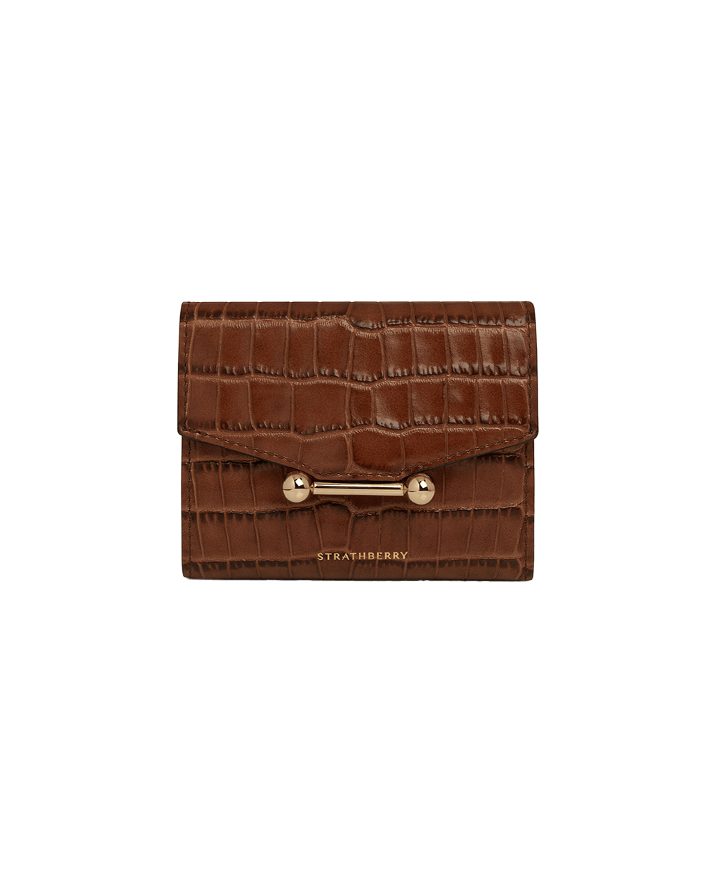■STRATHBERRY■ストラスベリーMOSAIC TRIFOLD WALLET Strathberry - Mosaic Trifold Wallet - Brown