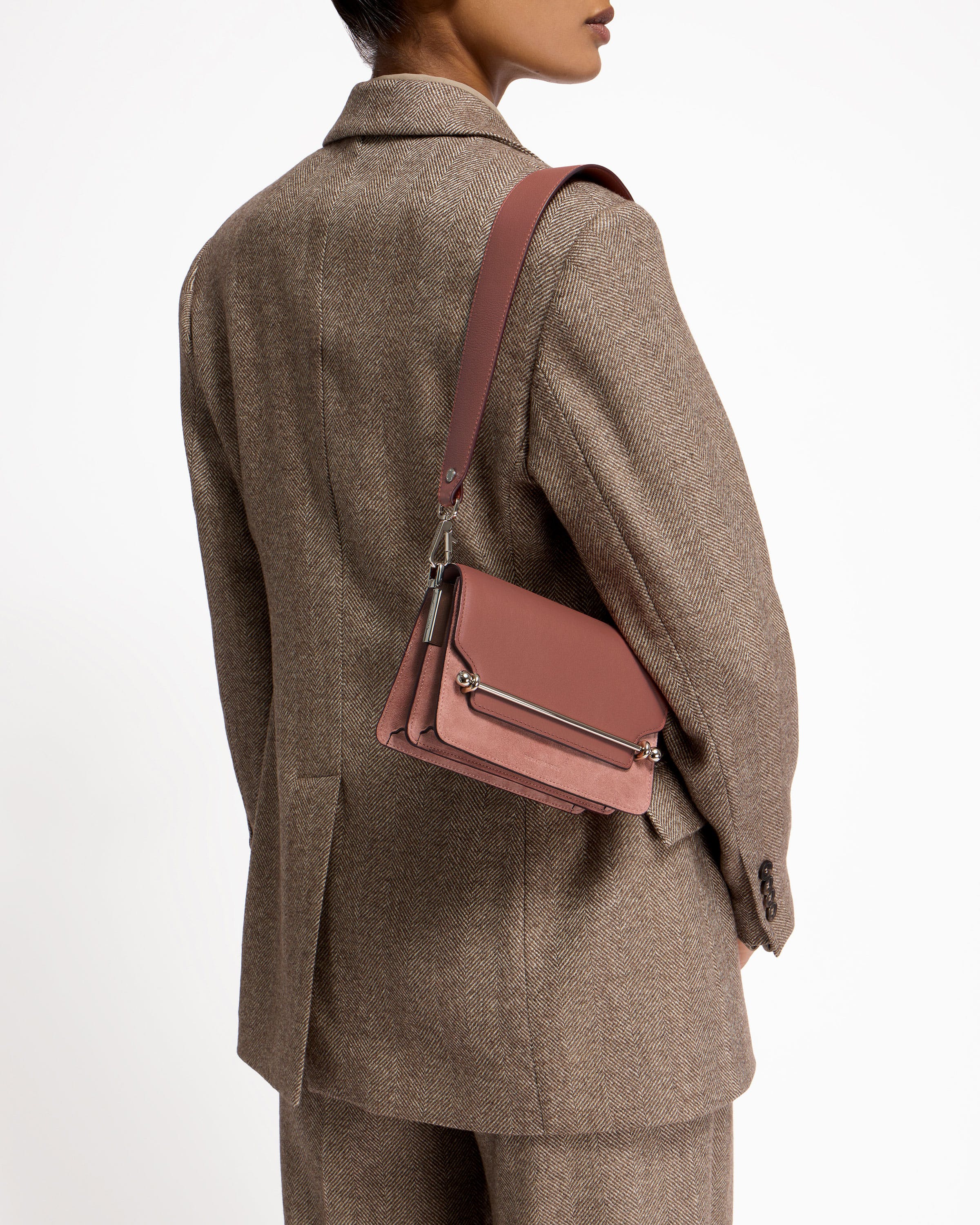 STRATHBERRY East/West Soft クロスボディバッグ 鞄 Strathberry - East/West - Crossbody Leather Handbag - Blue