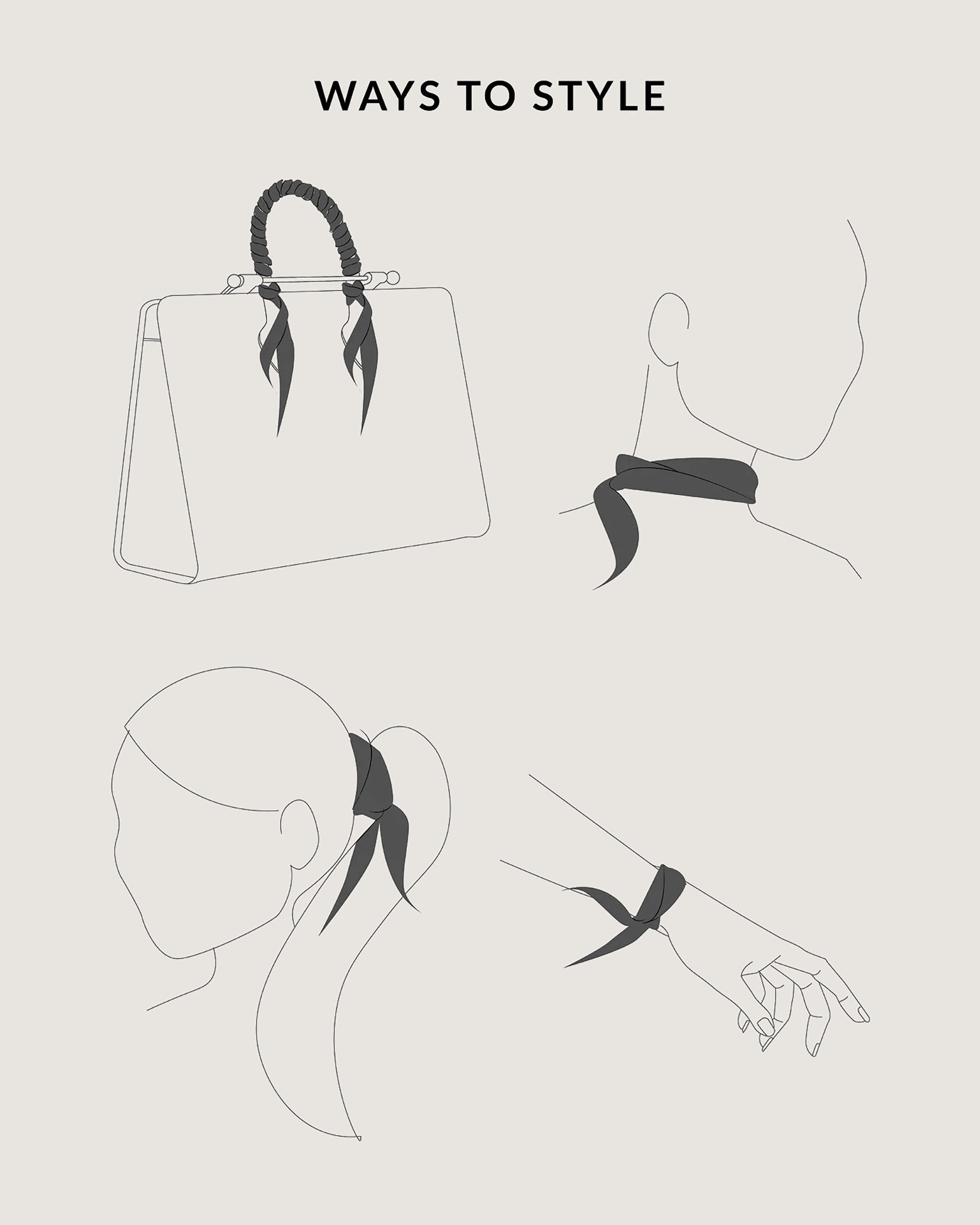 Strathberry | Silk Scarves | Luxury Designer Silk Scarves